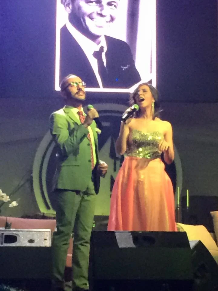 Noha Fekry with the Riff Band