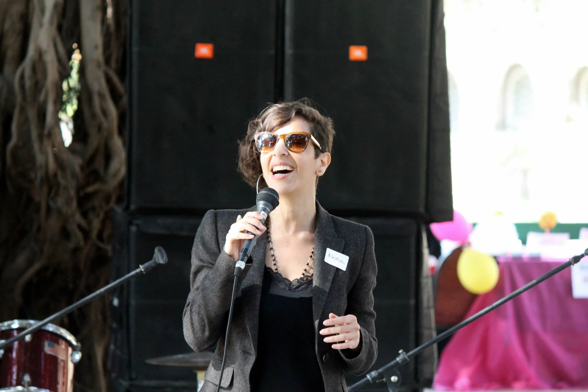 Noha Fekry performing at the alumni gathering of her University, FEPS! :)