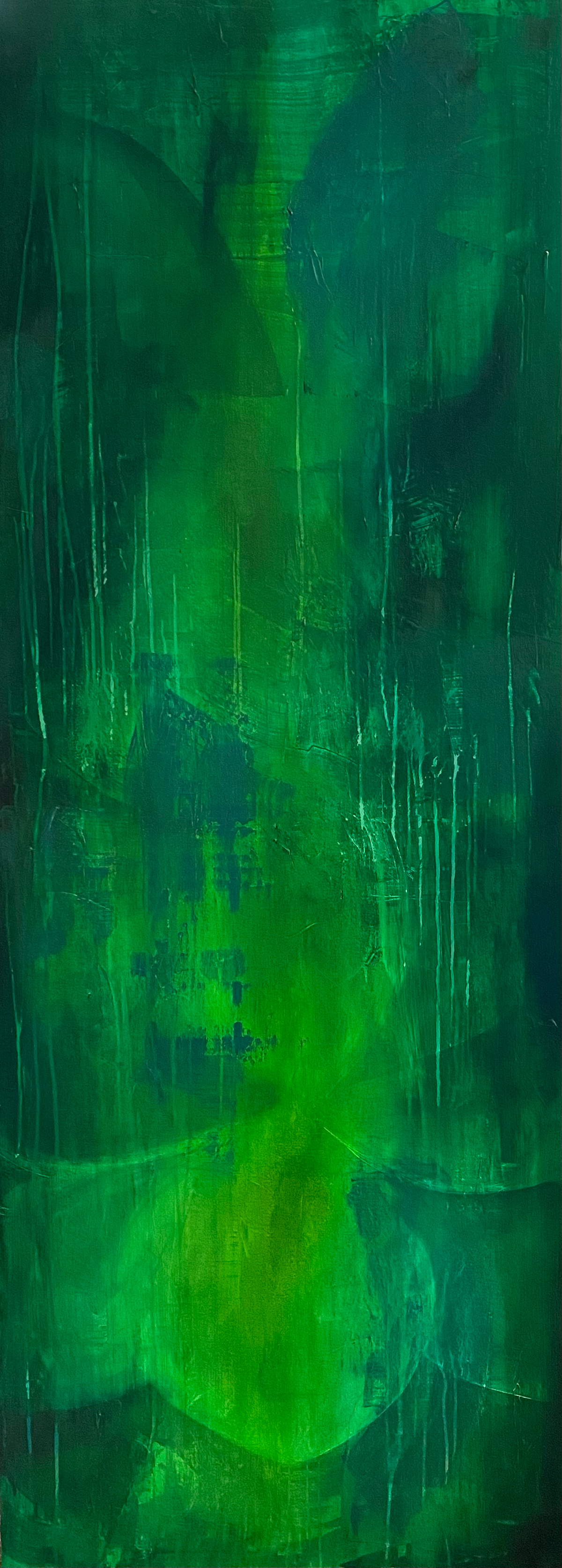 Green Floral Abstract