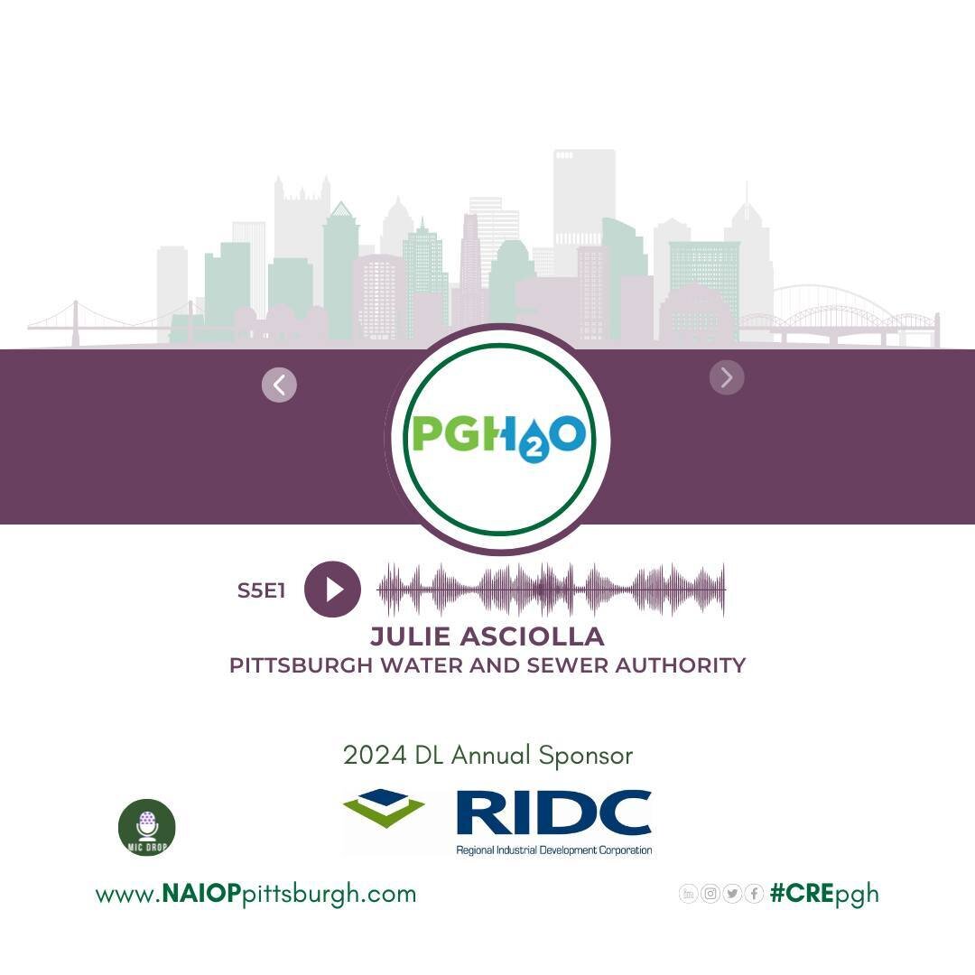 MIC DROP: S5E1 features Julie Asciolla, Industry Relations Manager of the Pittsburgh Water and Sewer Authority. Julia answers questions and updates us on the happenings at PWSA, including TONIGHT'S Developer Roundtable. ⁠
⁠
⁠⁠🎧 https://bit.ly/MicDro