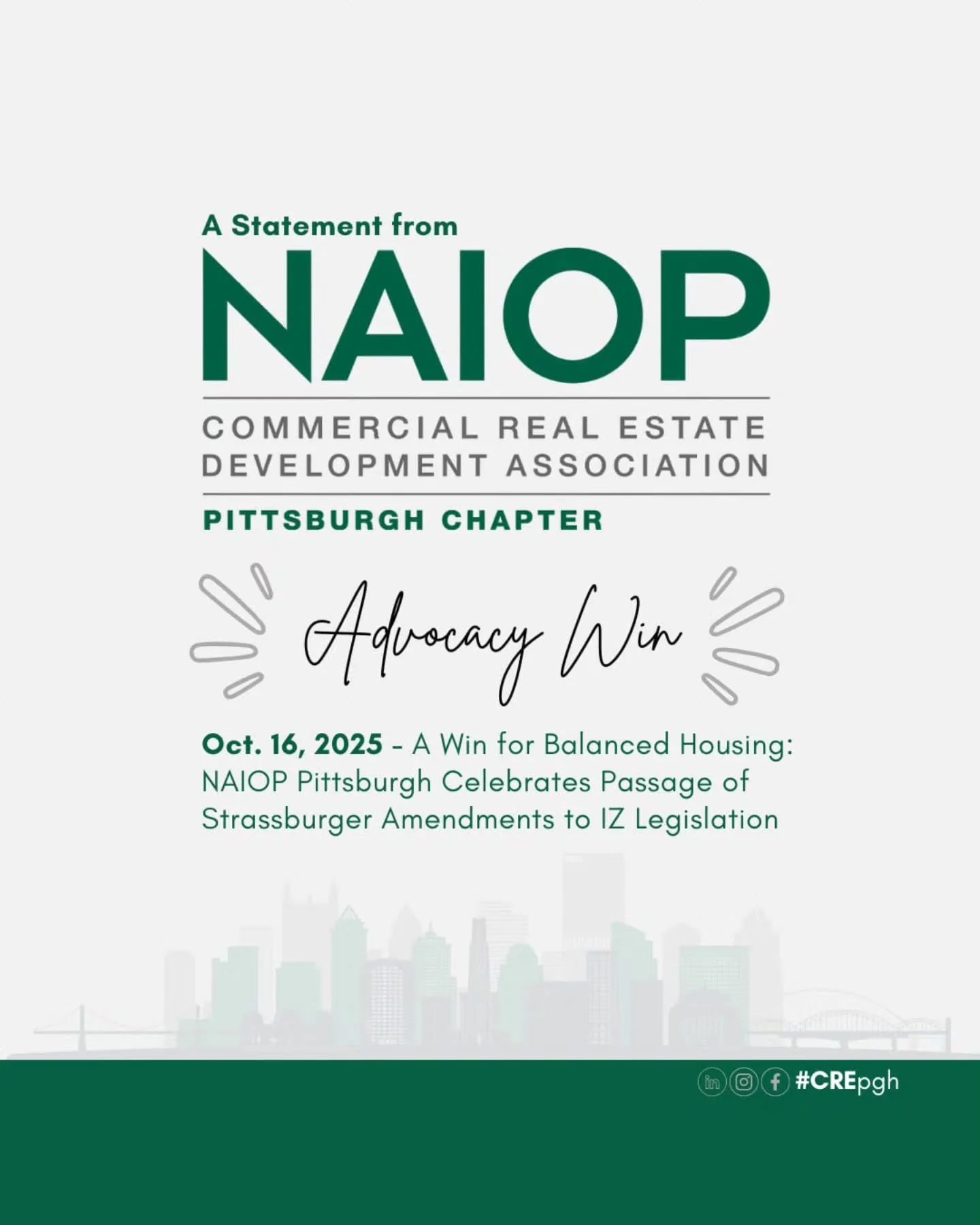 We are pleased to share the following blog post and encourage you to take less than five minutes and read what we've been up to and where we are headed, in regards to our Advocacy for balanced housing in the City of Pittsburgh.

Full blog post via th