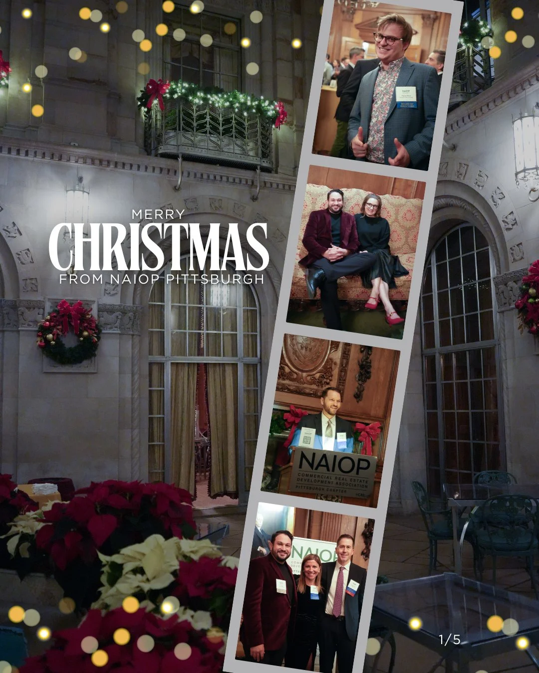 From all of us at NAIOP Pittsburgh, we wish you Happy Holidays and a prosperous 2025. Check out all the 2025 NAIOP Pittsburgh Holiday Party photos at the link in our profile.⁠
⁠
#CREpgh #merrychristmas #happyholidays