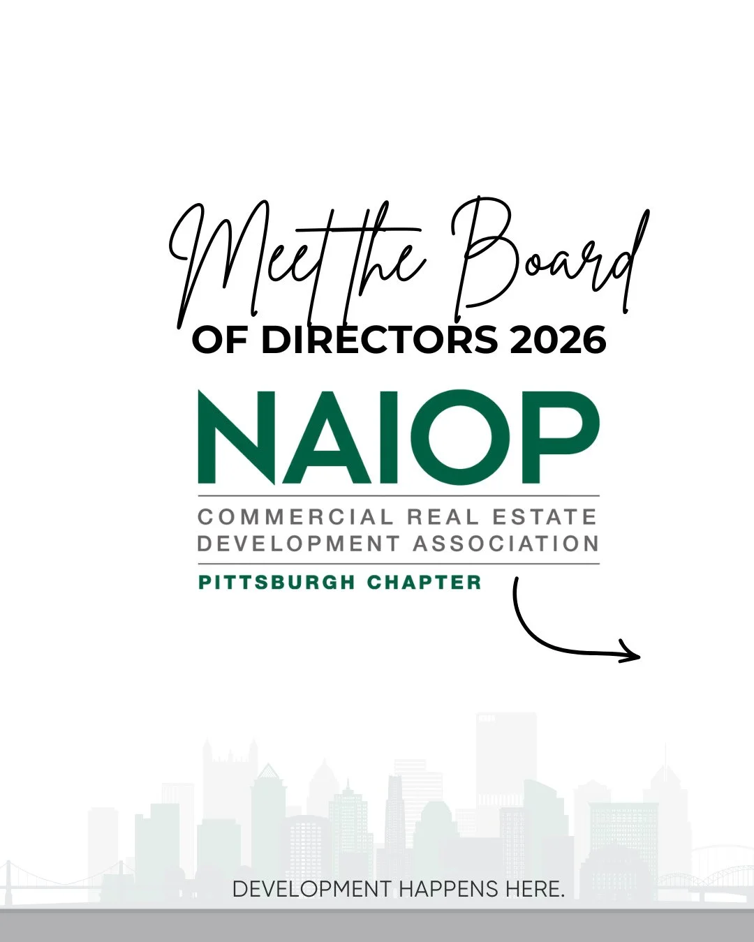 On behalf of NAIOP Pittsburgh, I am pleased to introduce our 2026 Board of Directors.⁠
⁠
As we look ahead to the coming year, I am especially excited about the new additions joining our Board and the continued expansion of our Principal Member repres