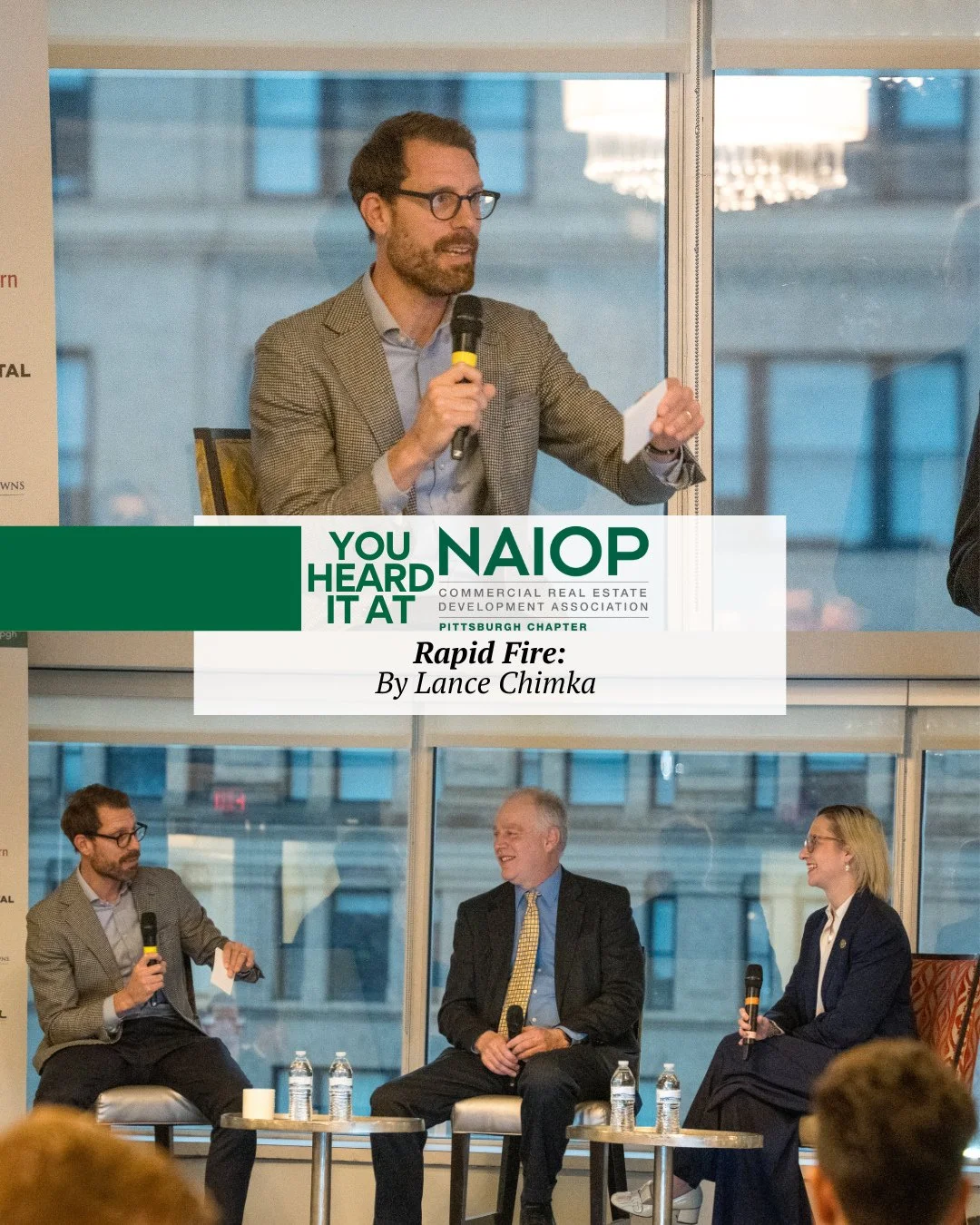 We're kicking this week off with some rapid fire - the Lance Chimka edition. If you missed our March Chapter Meeting, you missed a great Q&amp;A  with the City of Pittsburgh's Economic Development Director &amp; Deputy Director. 🍟🪑⬅️⁠
⁠
Did you mis