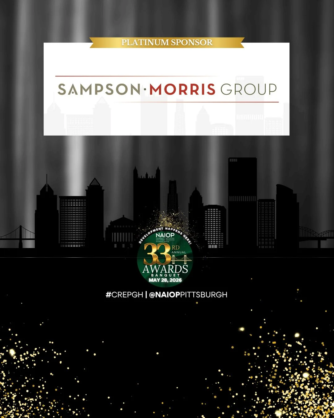 Congratulations to Michael Morris, CEO of Sampson Morris Group, on being honored this evening with the Lifetime Achievement Award.⁠
⁠
We also want to thank Sampson Morris Group for being a Platinum Sponsor for this evening's 33rd Annual Awards Banque