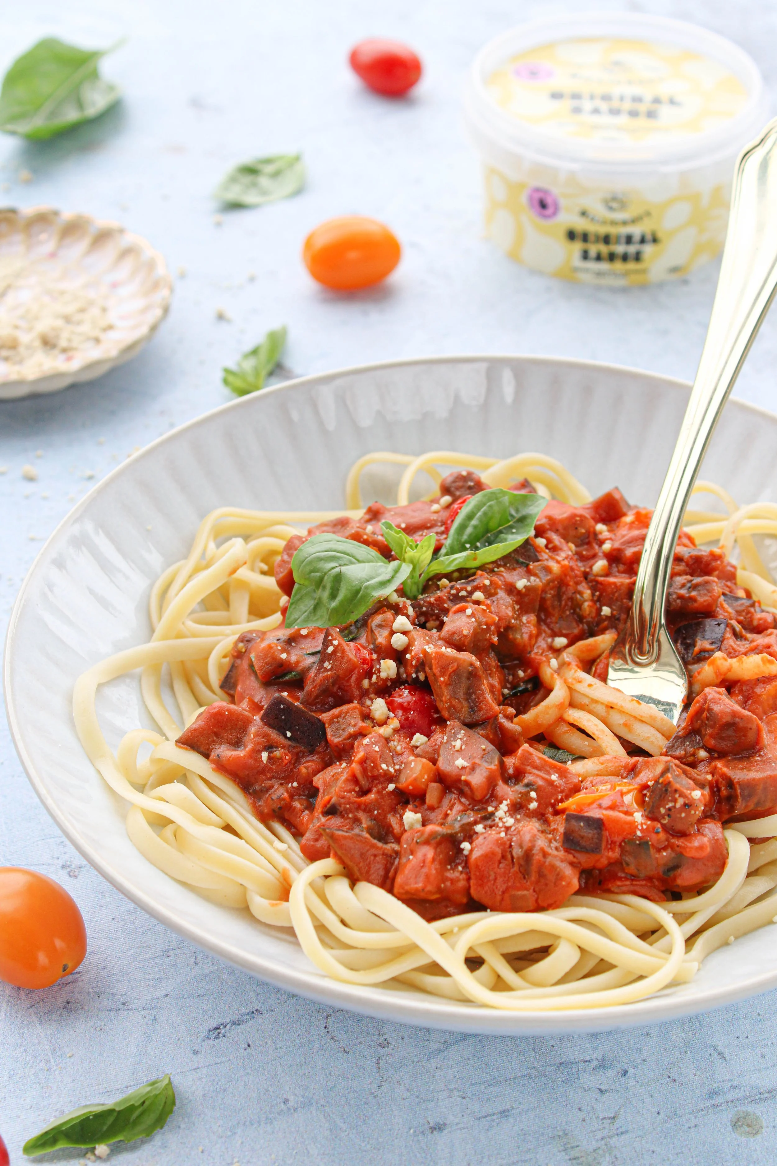 Tomato and Original Sauce pasta