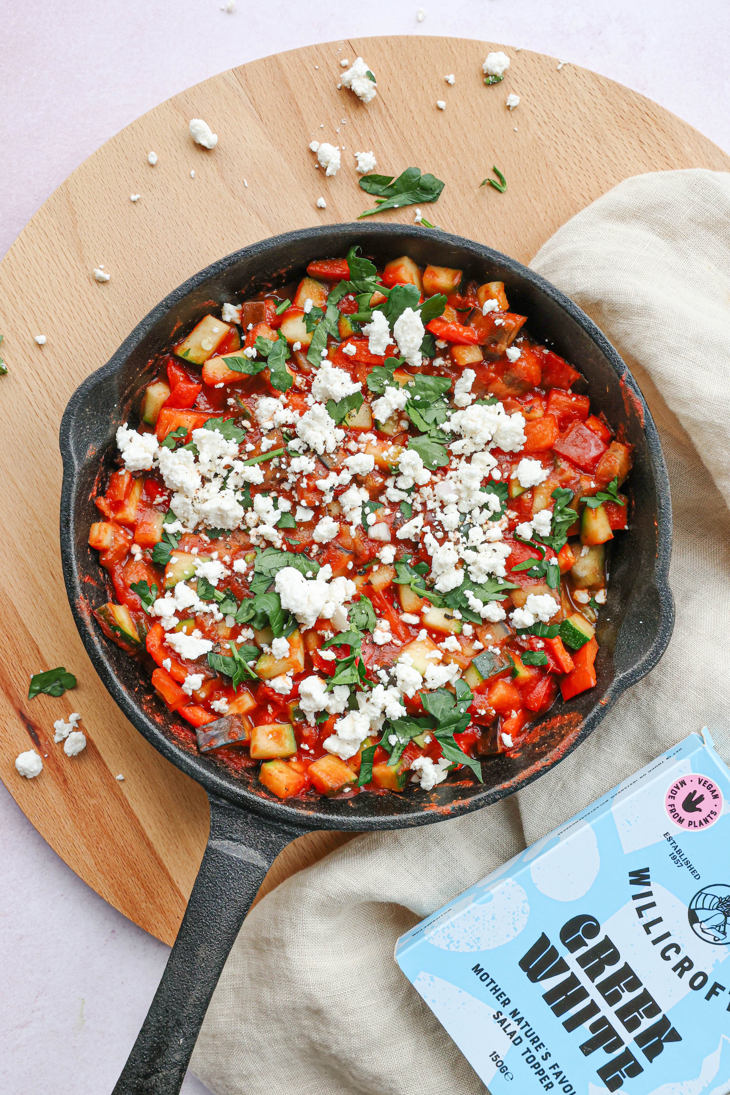 Shakshuka with Greek White 