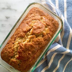 Banana Bread (Half the Sugar!)
