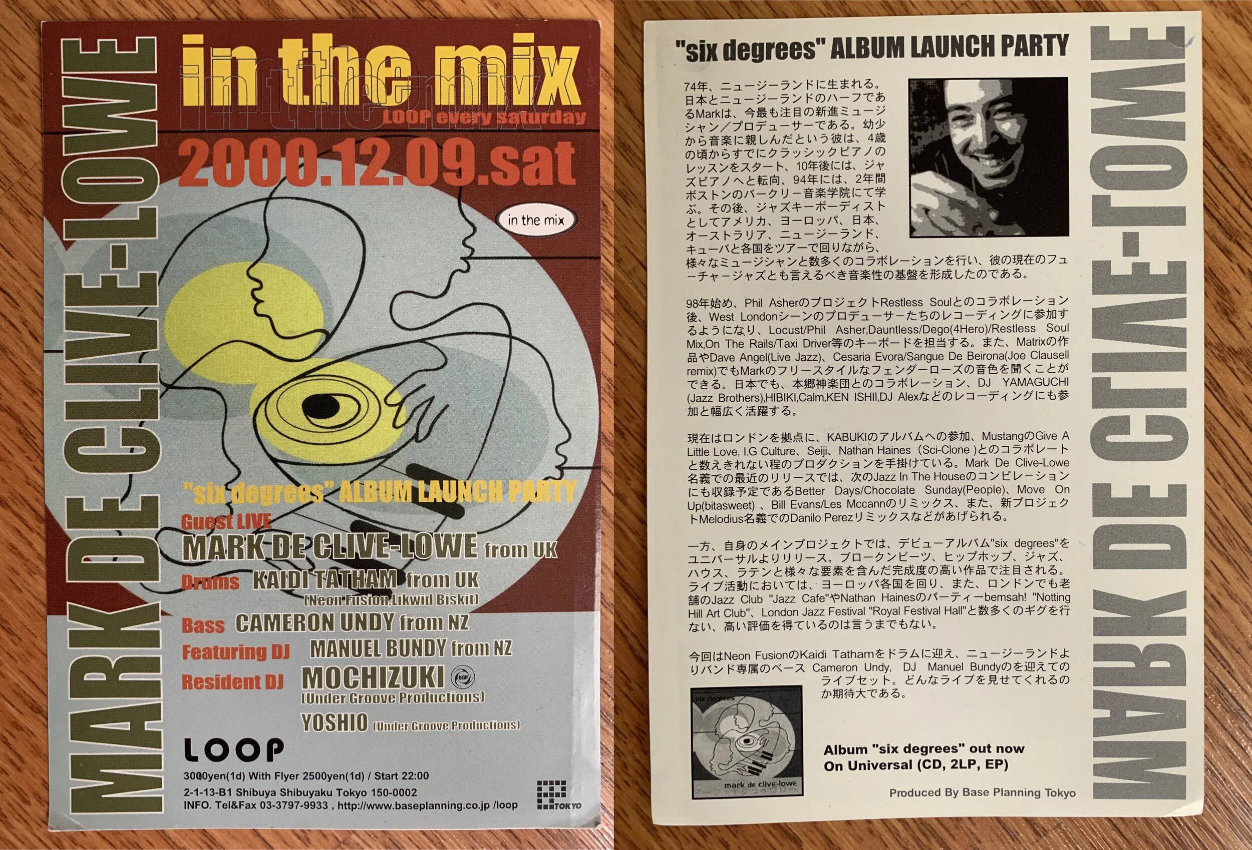 Six Degrees, Tokyo (2000) 