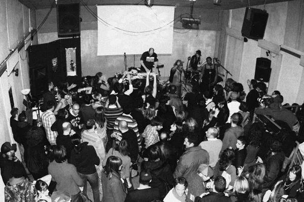 On stage in Italy (2007)