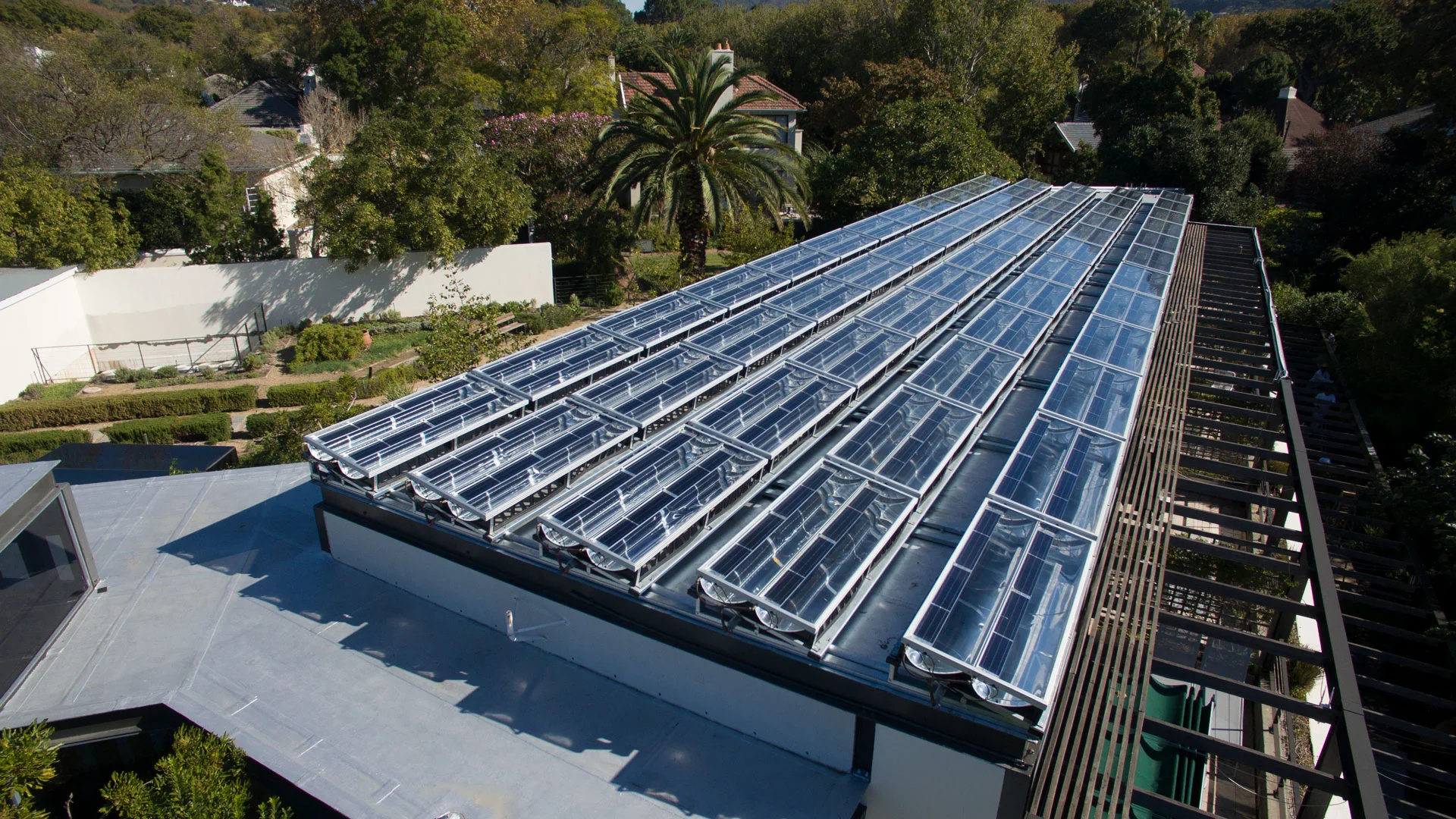 De moderne zonnepanelen van Solarus