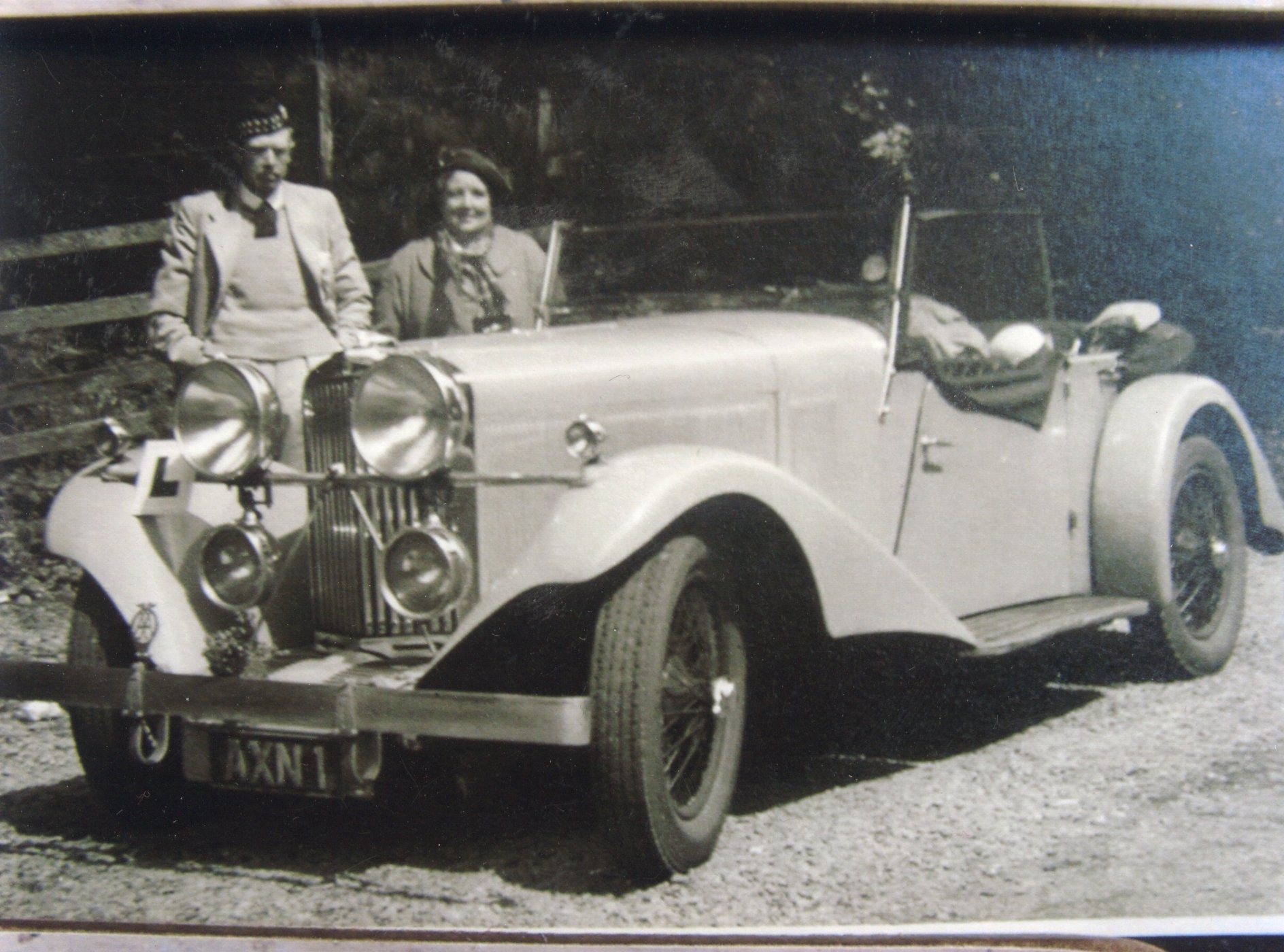 'AXN 1' touring whilst owned by the Lang family