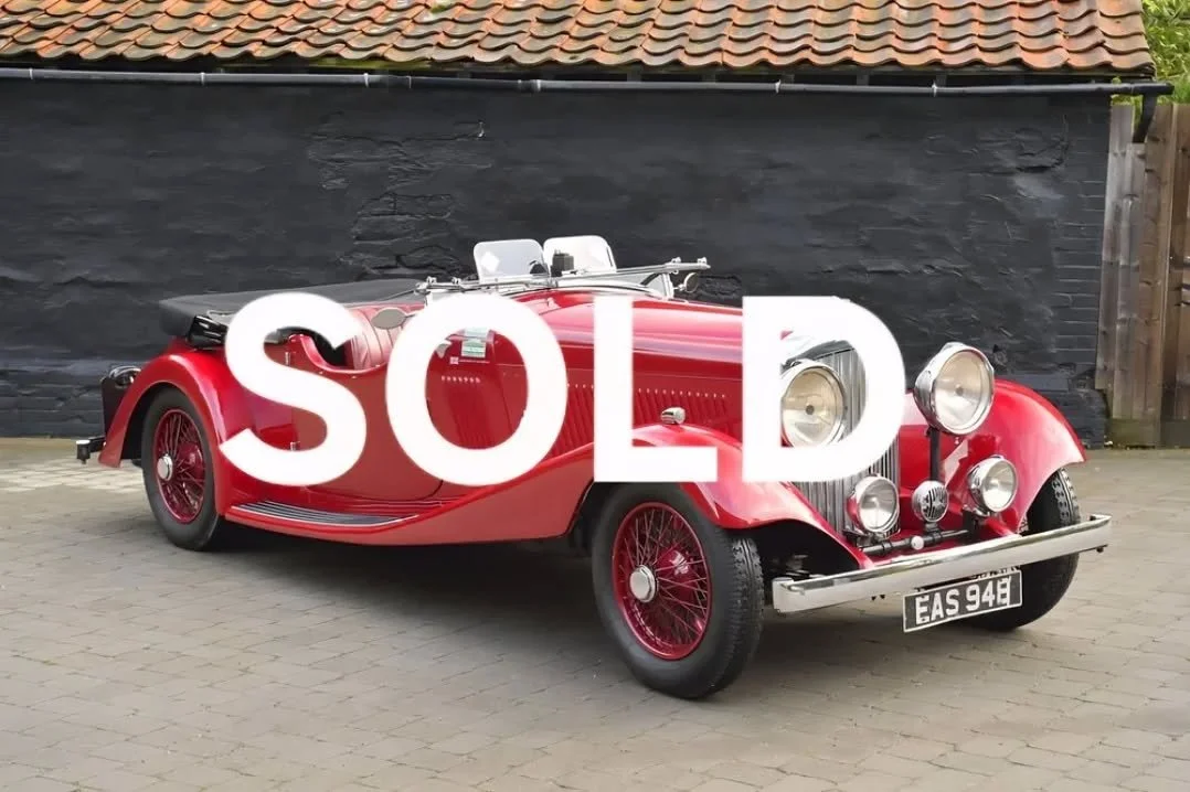 SOLD the 1934 Bentley 3.5-litre Tourer is joing a great new home, contact us to buy or sell a similar car #sold #bentley #sportscar #1930s #coachbuilt