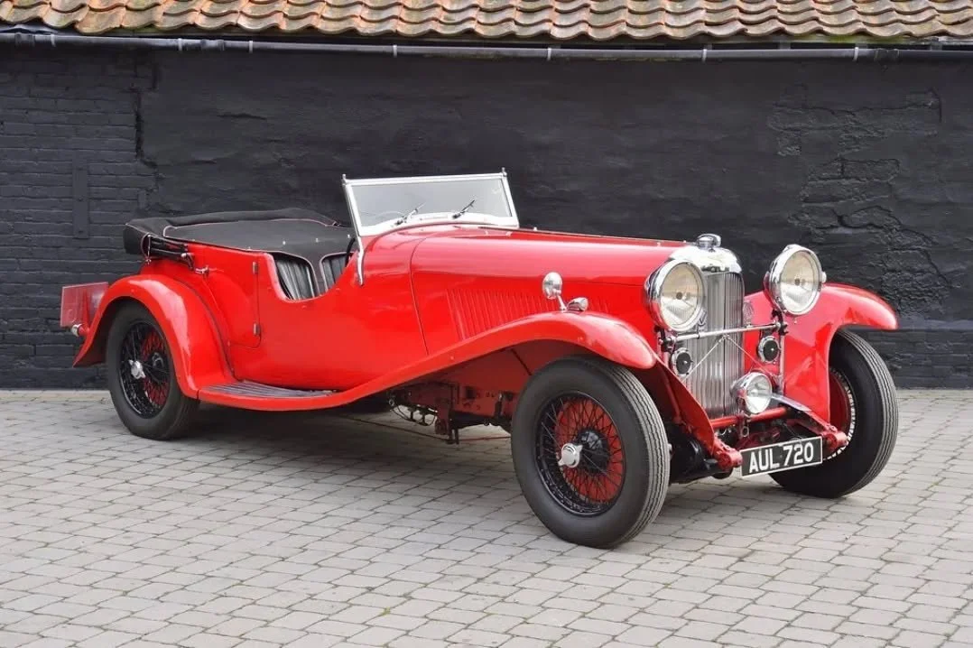 Fresh into the showroom FOR SALE this 1933 M45 Lagonda with desirable T7 coachwork is not only supremely elegant and effortlessly powerful- as with all these cars, but is also the prototype so is endowed with many unique features, beautifully origina