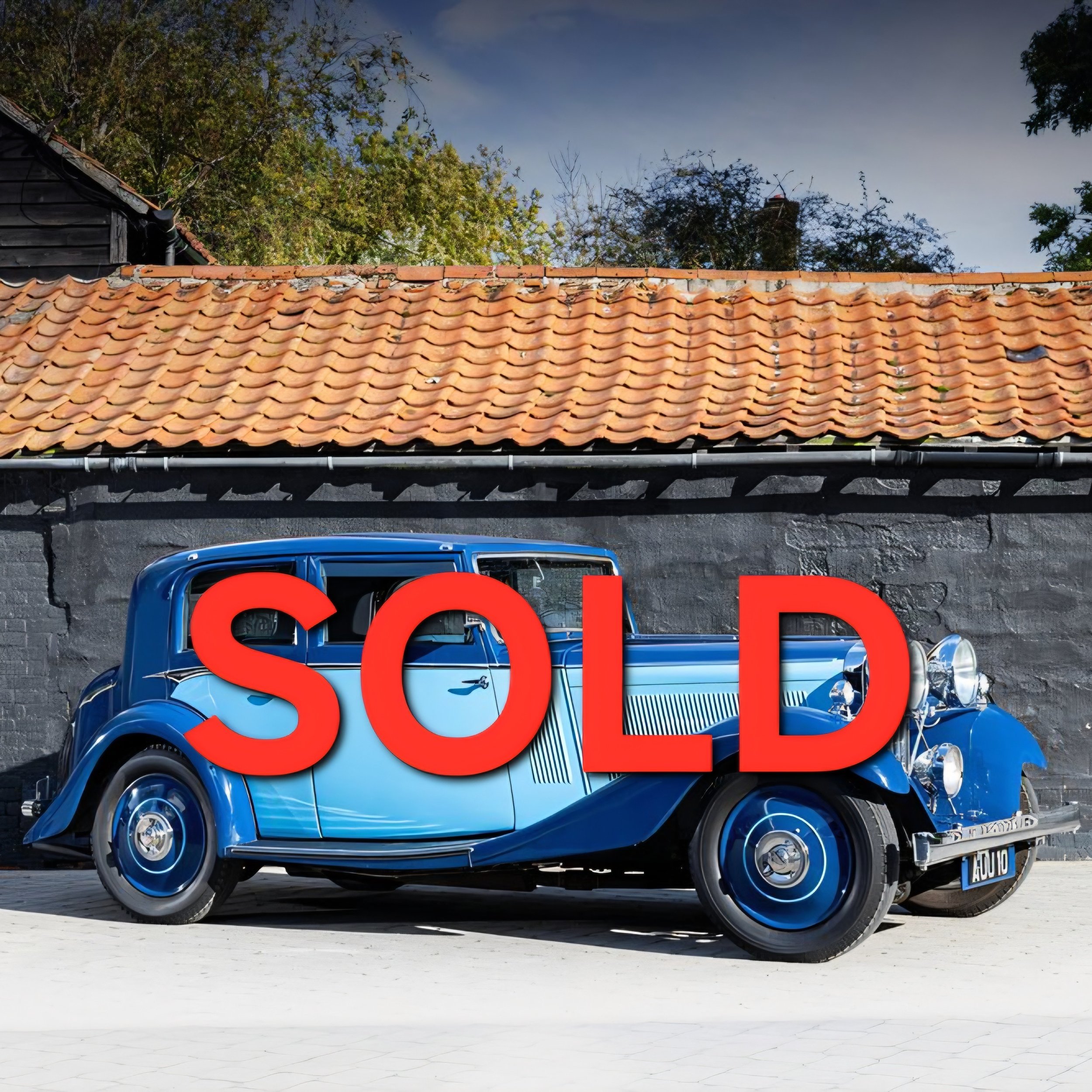 SOLD- 1933 Talbot AV105 Super Speed Saloon, this almost unique survivor of a very sporting and desirable model is joining a great home, contact us if you would like to buy or sell a similar car #sold #1930s #saloon #sportscar