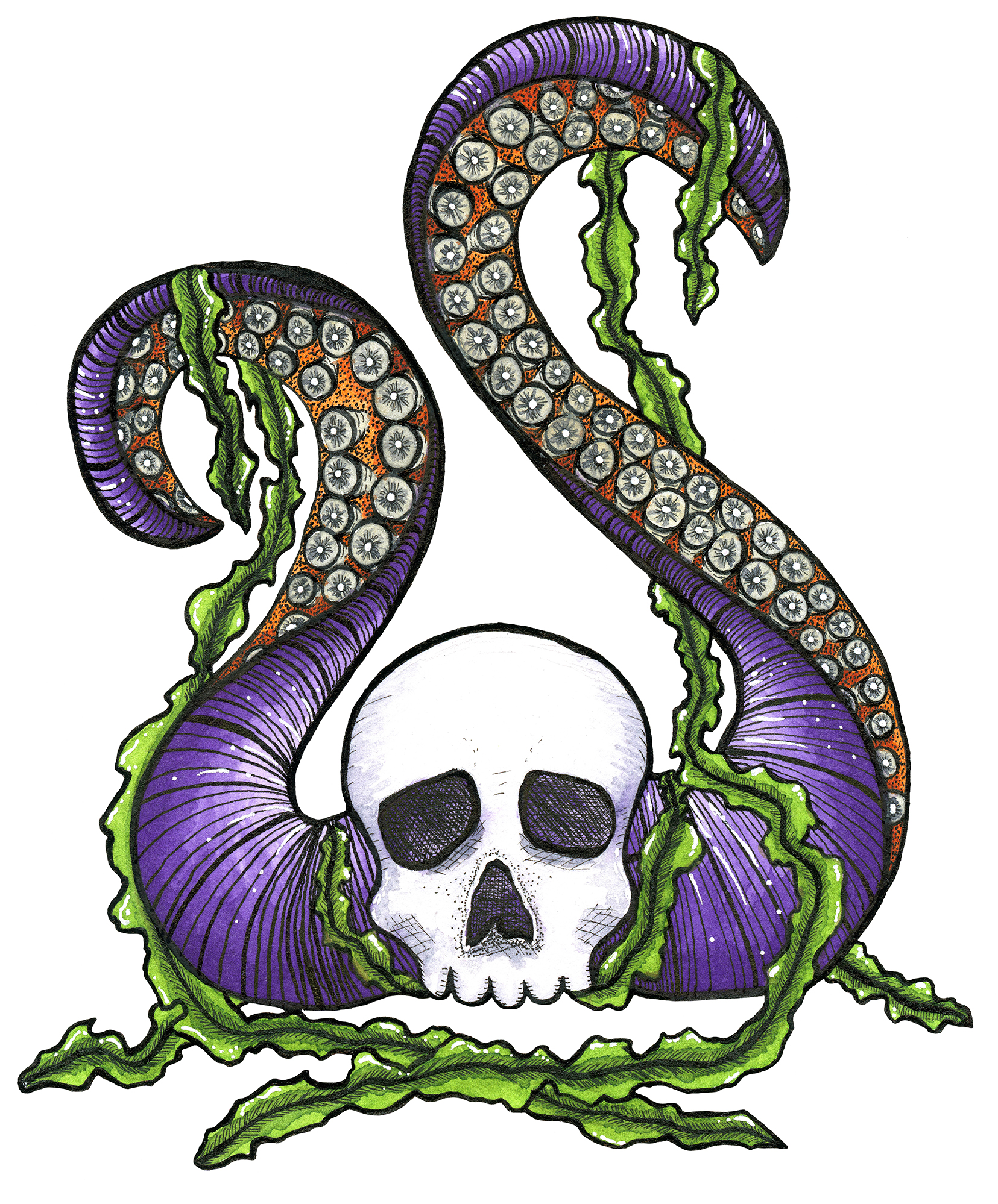 Skull and Tentacles