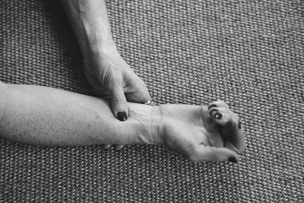 Finding the sweet spot: three finger breadths from the wrist