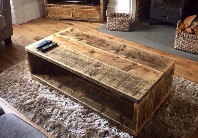 Maribel Solid Wood Coffee Table Old Man Magpie Maribel Solid Wood Coffee Table, Solid Wood Coffee Tables And End