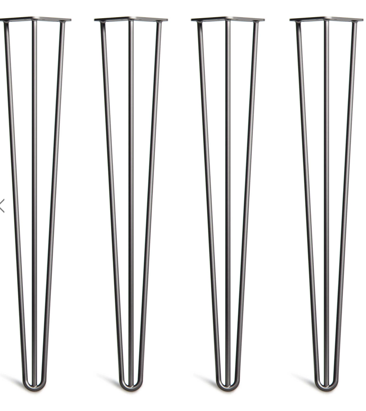 DINING TABLE HAIRPIN LEGS — Old Man & Magpie