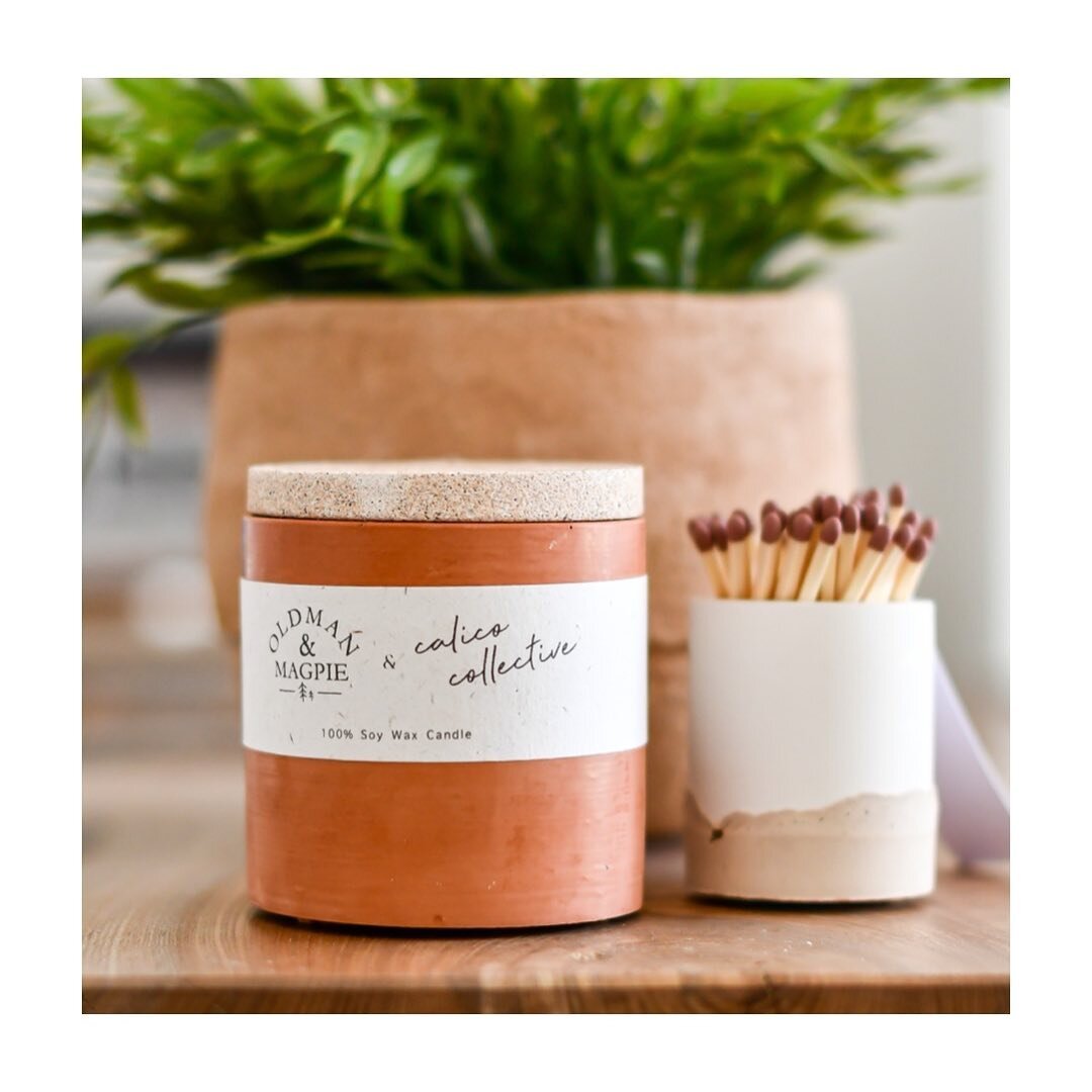 I think you all know that we make some pretty lovely candles too. This latest batch is a sweet &lsquo;lil collaboration and they&rsquo;re available via our website 😍