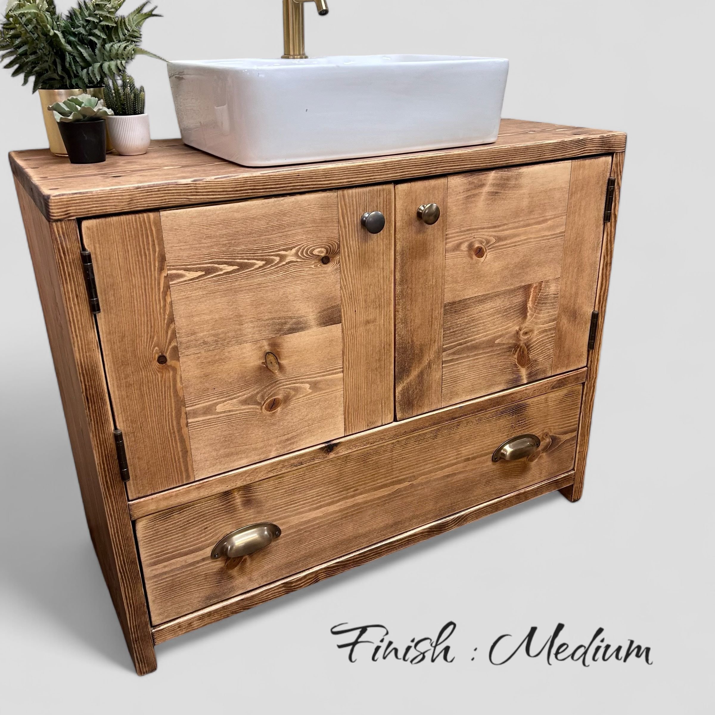 HENDRIX | Handmade Solid Timber Bathroom Furniture | Bathroom Cupboard | Bathroom Vanity Unit