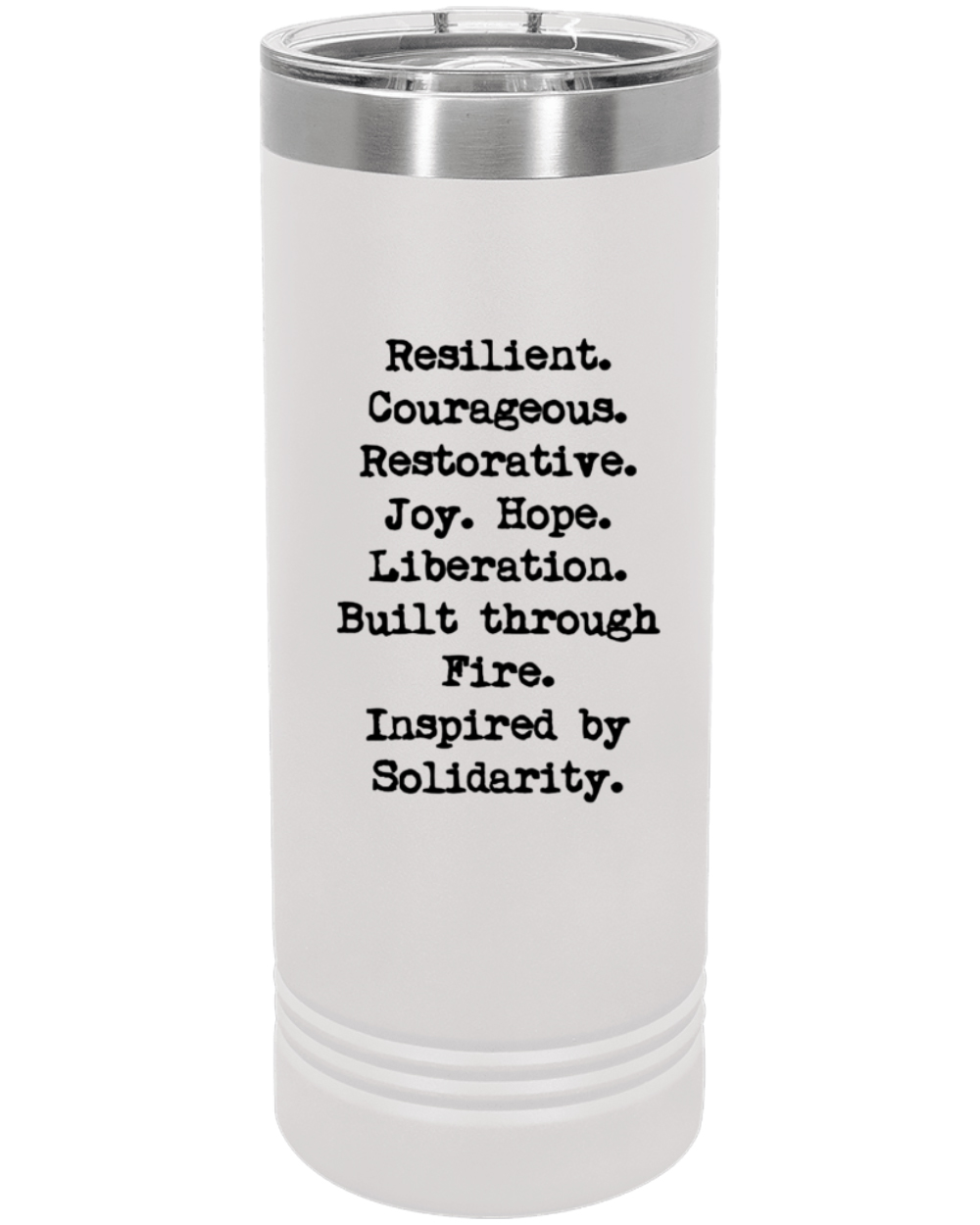 Arise - Ten Years Strong - White Tumbler - Back.png