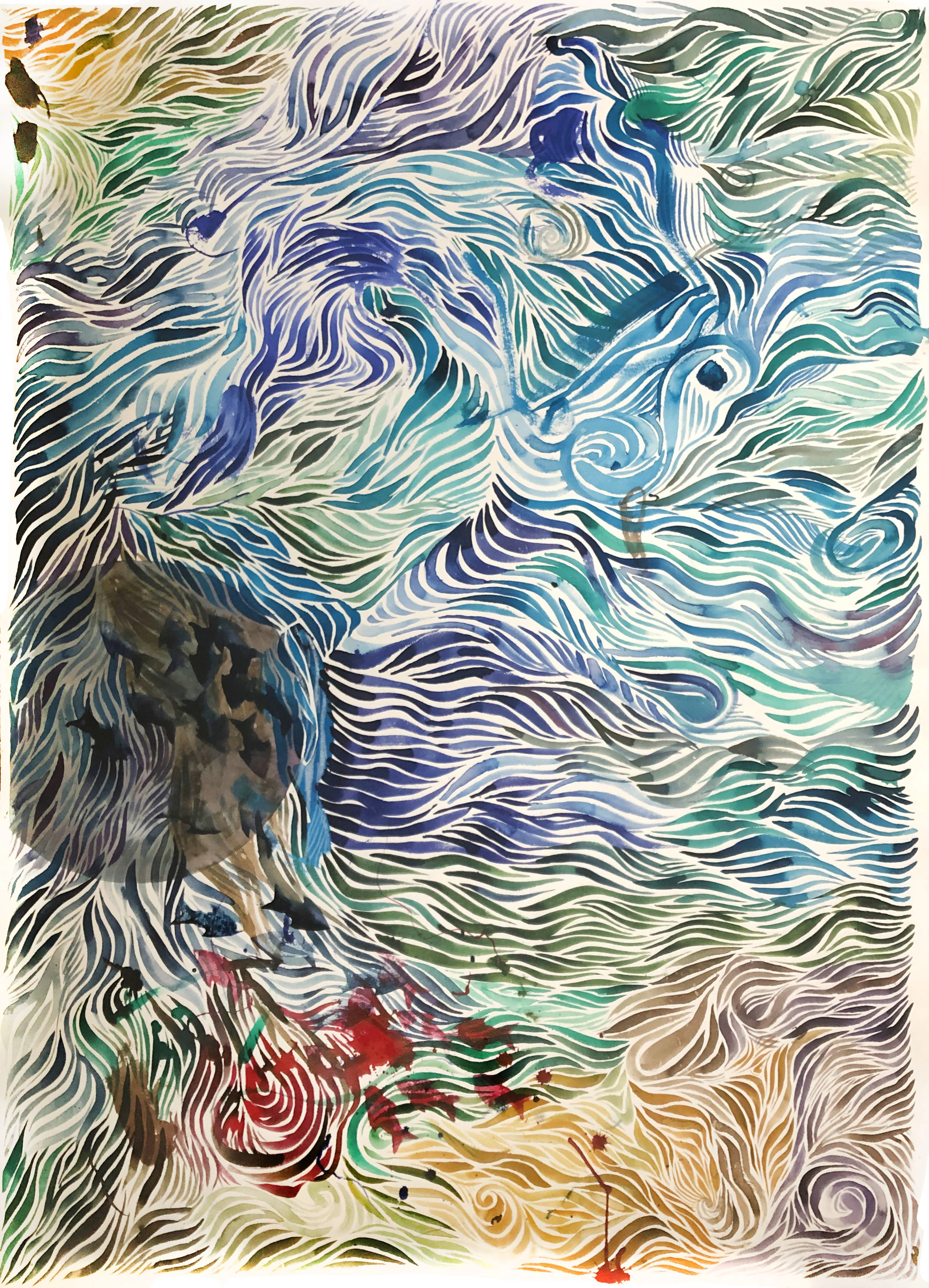 Grey Moon 39" x 27.5" (3'3" x 2'3.5")