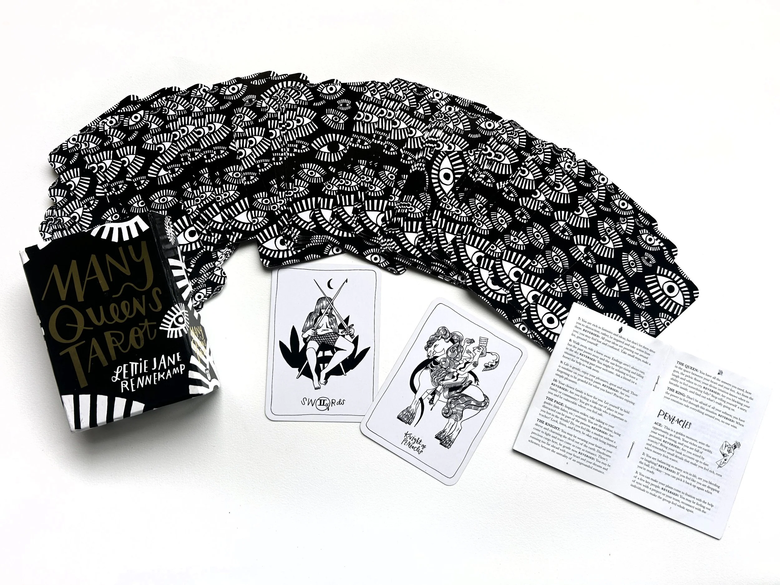 The Many Queens Tarot - booklets and cards.jpg