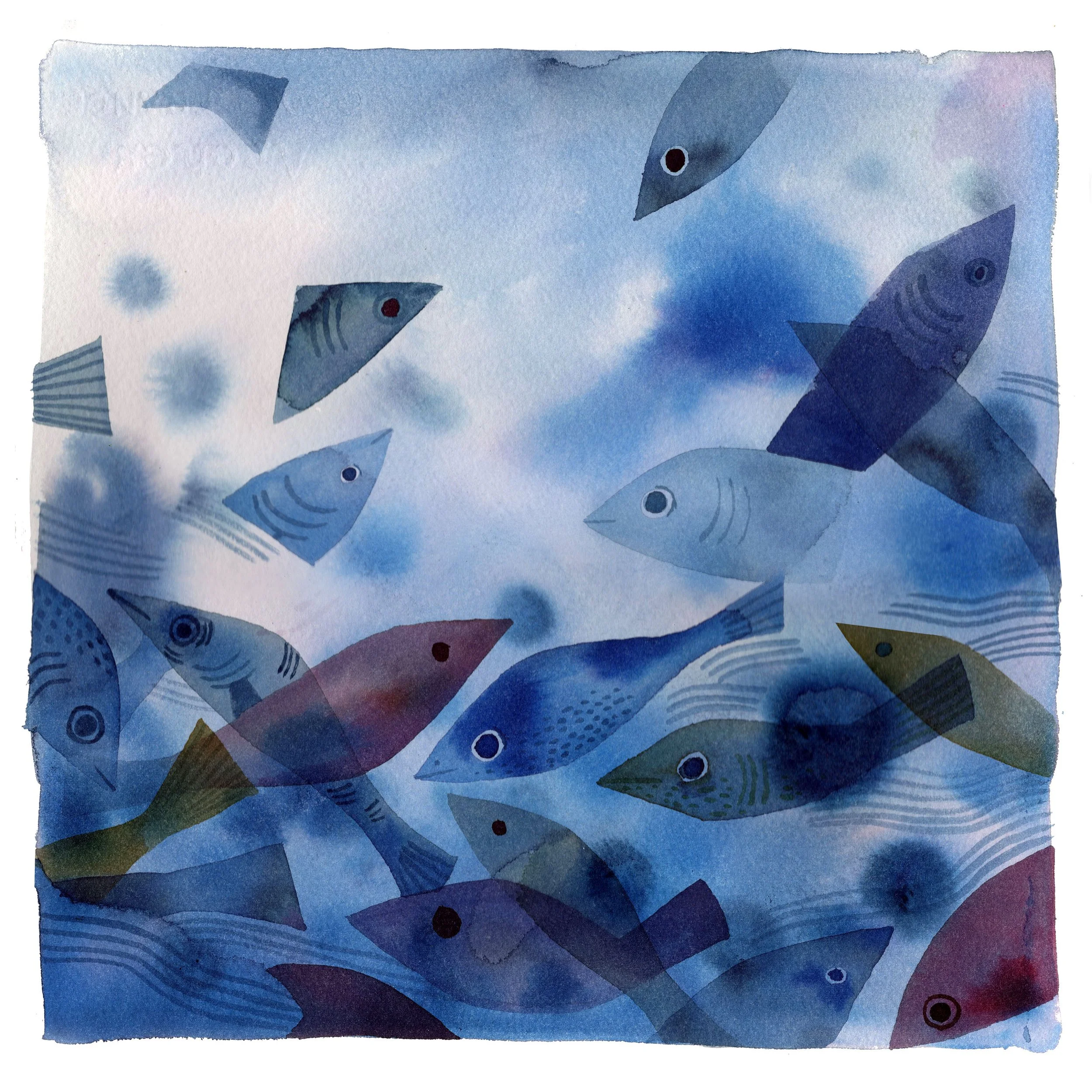 MARCH - original art from the 2025 Calendar