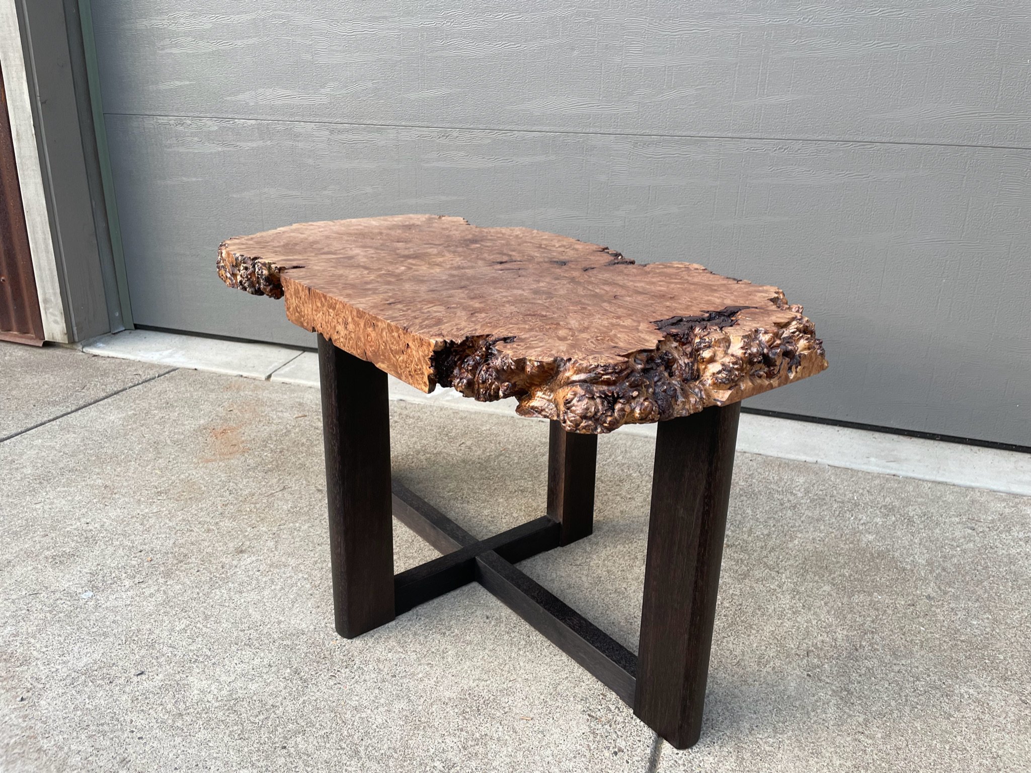 Burl Wood Table