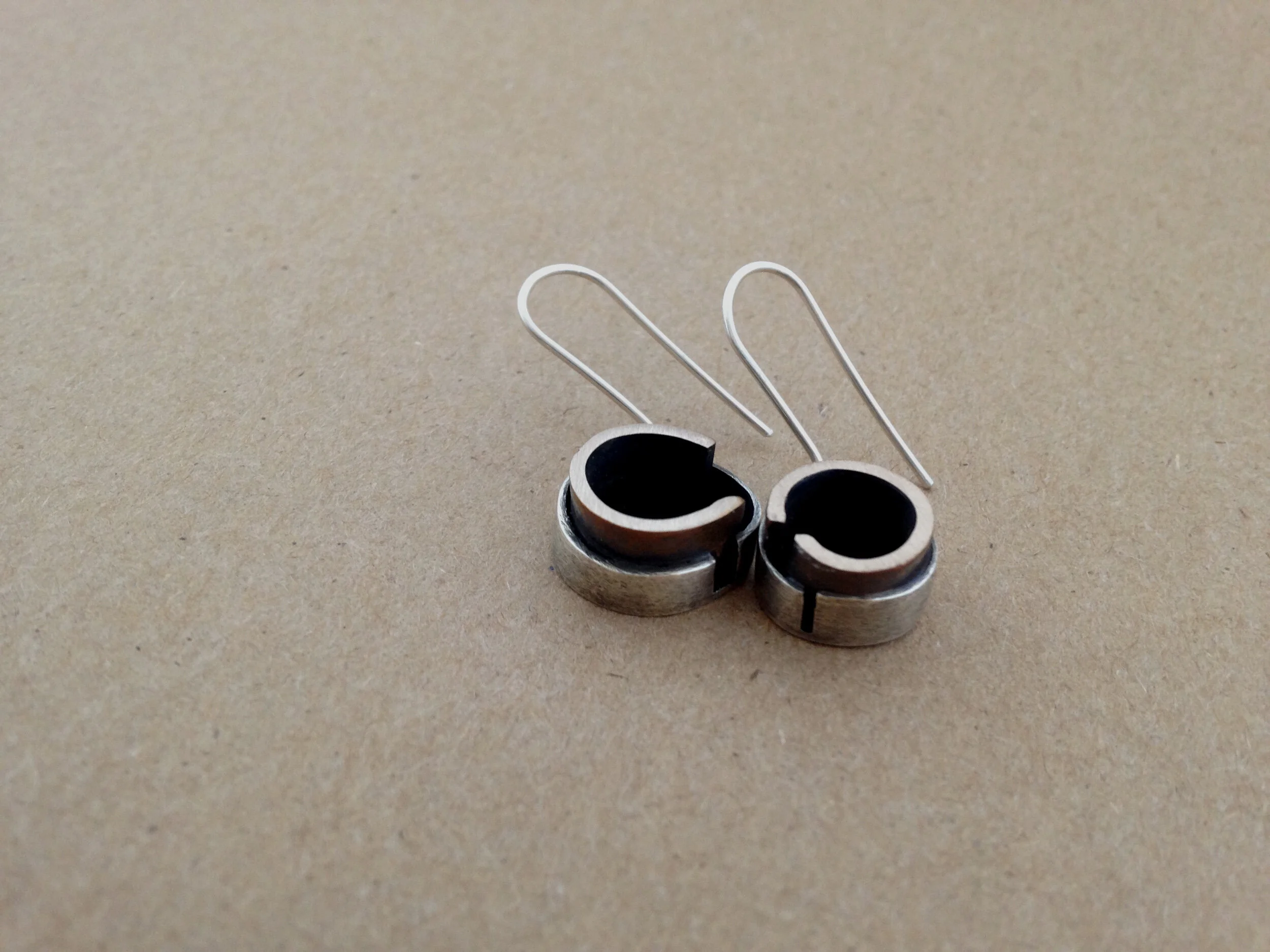 Bronze Curl Earrings