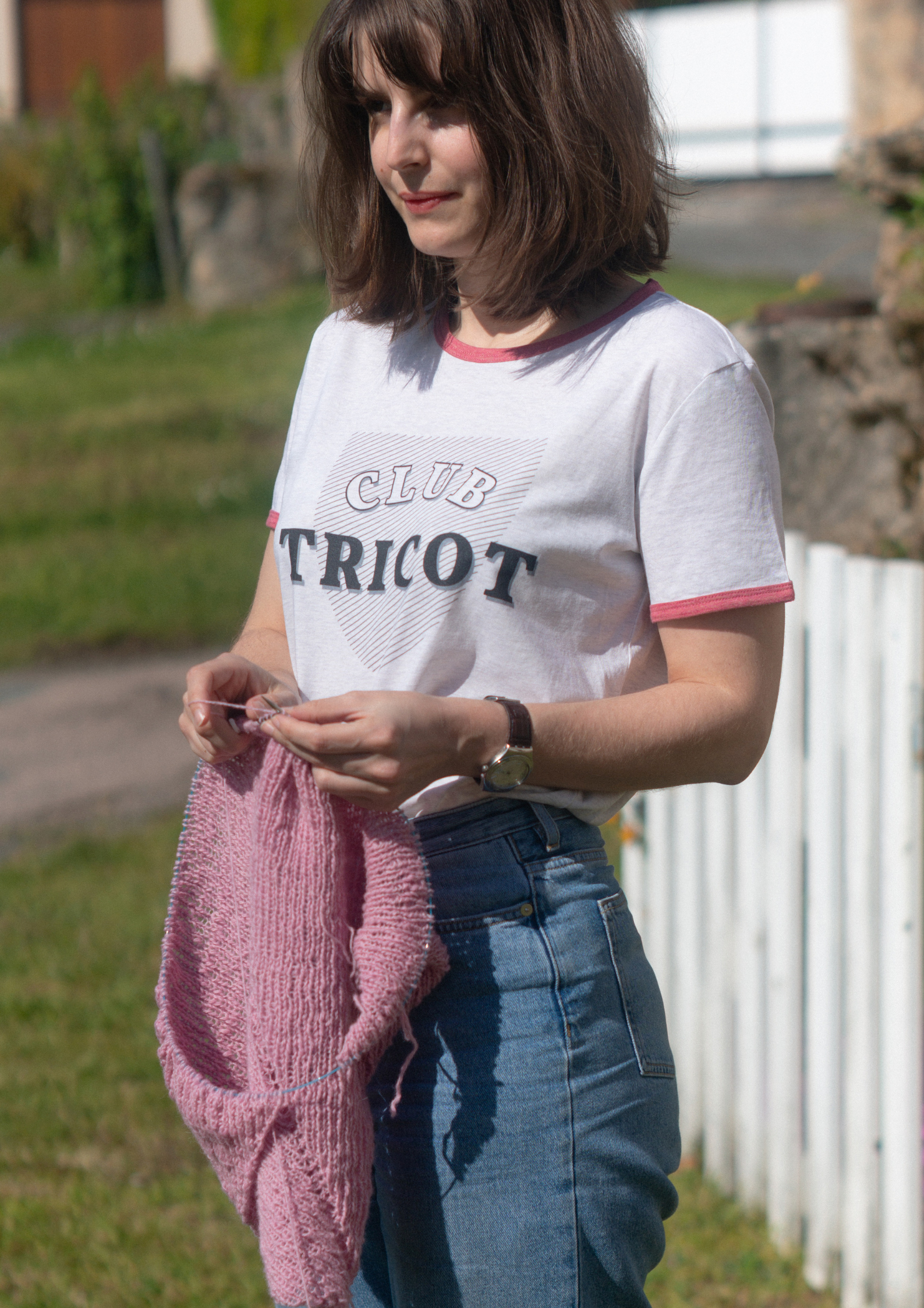 Alice Hammer est Présidente du Club Tricot.