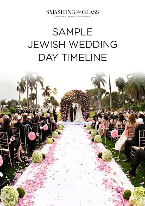 Jewish Wedding Day Timeline