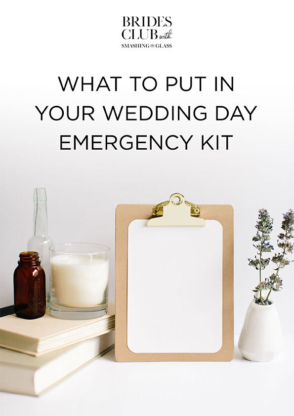 What to Put in Your Wedding Day Emergency Kit