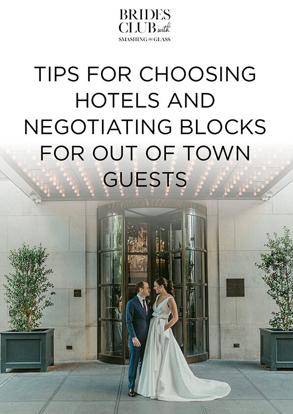 Tips for Choosing Hotels and Negotiating Blocks for Out of Town Guests