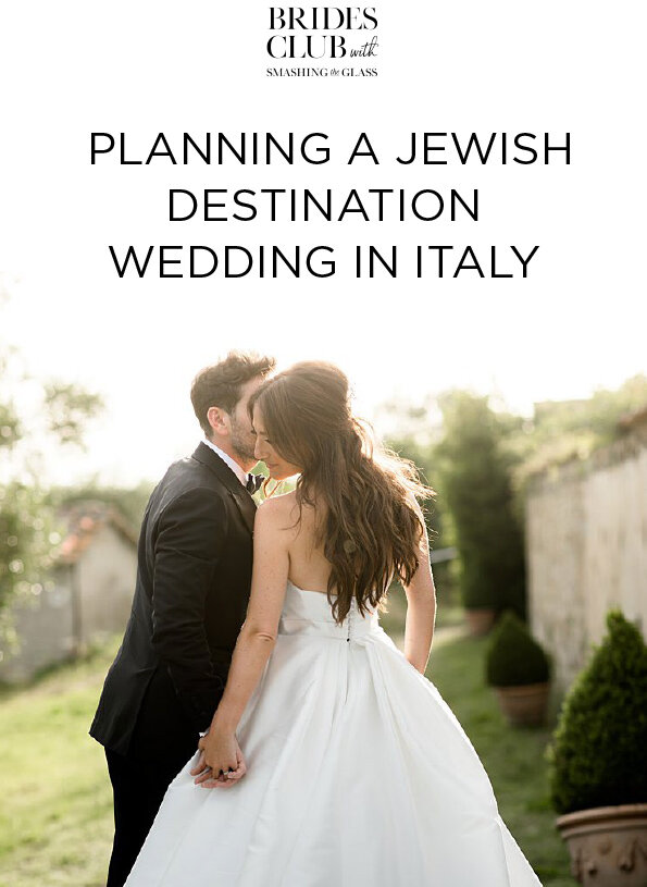Planning a Jewish Destination Wedding in Italy