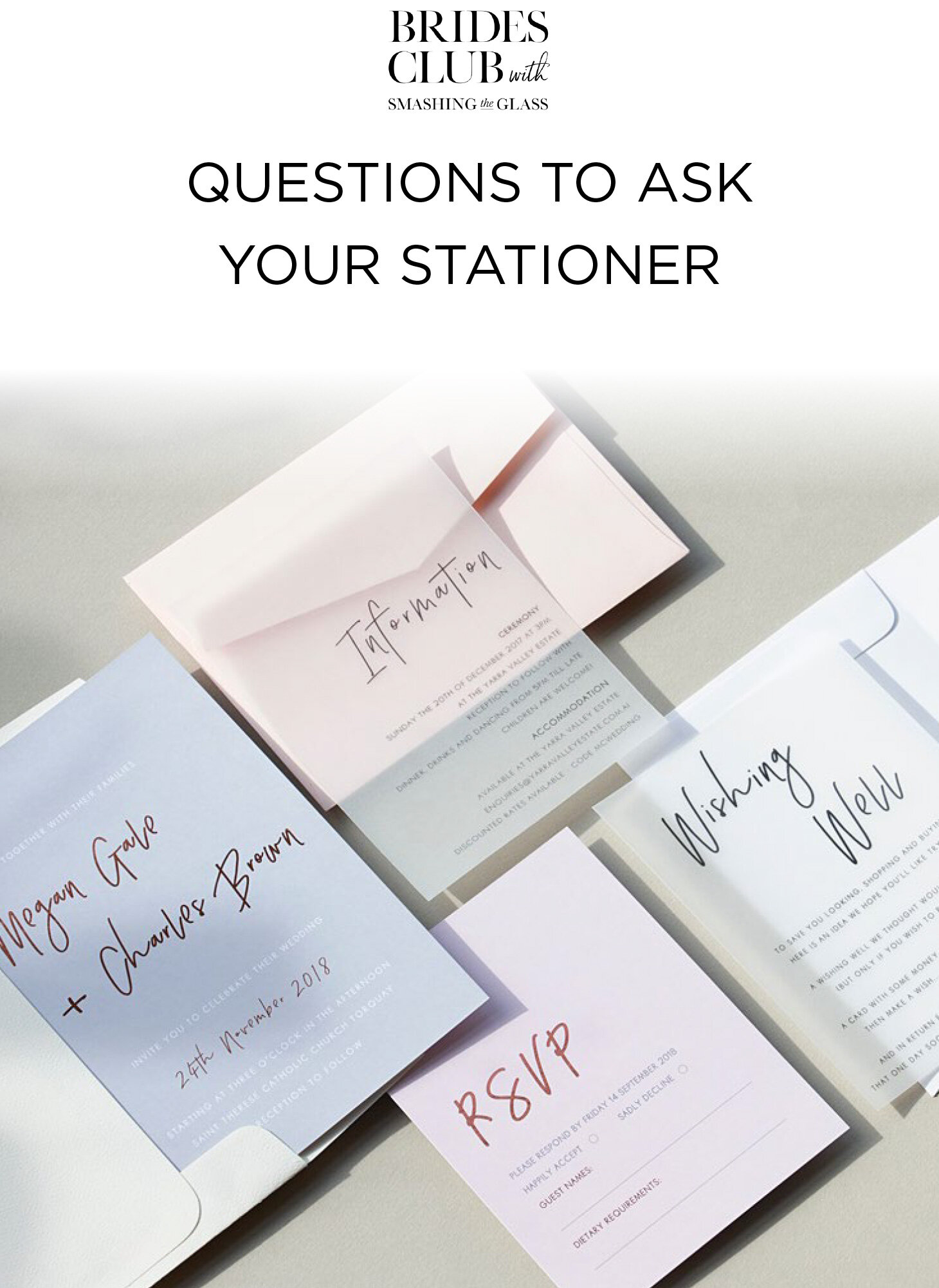 Questions to Ask Your Stationer