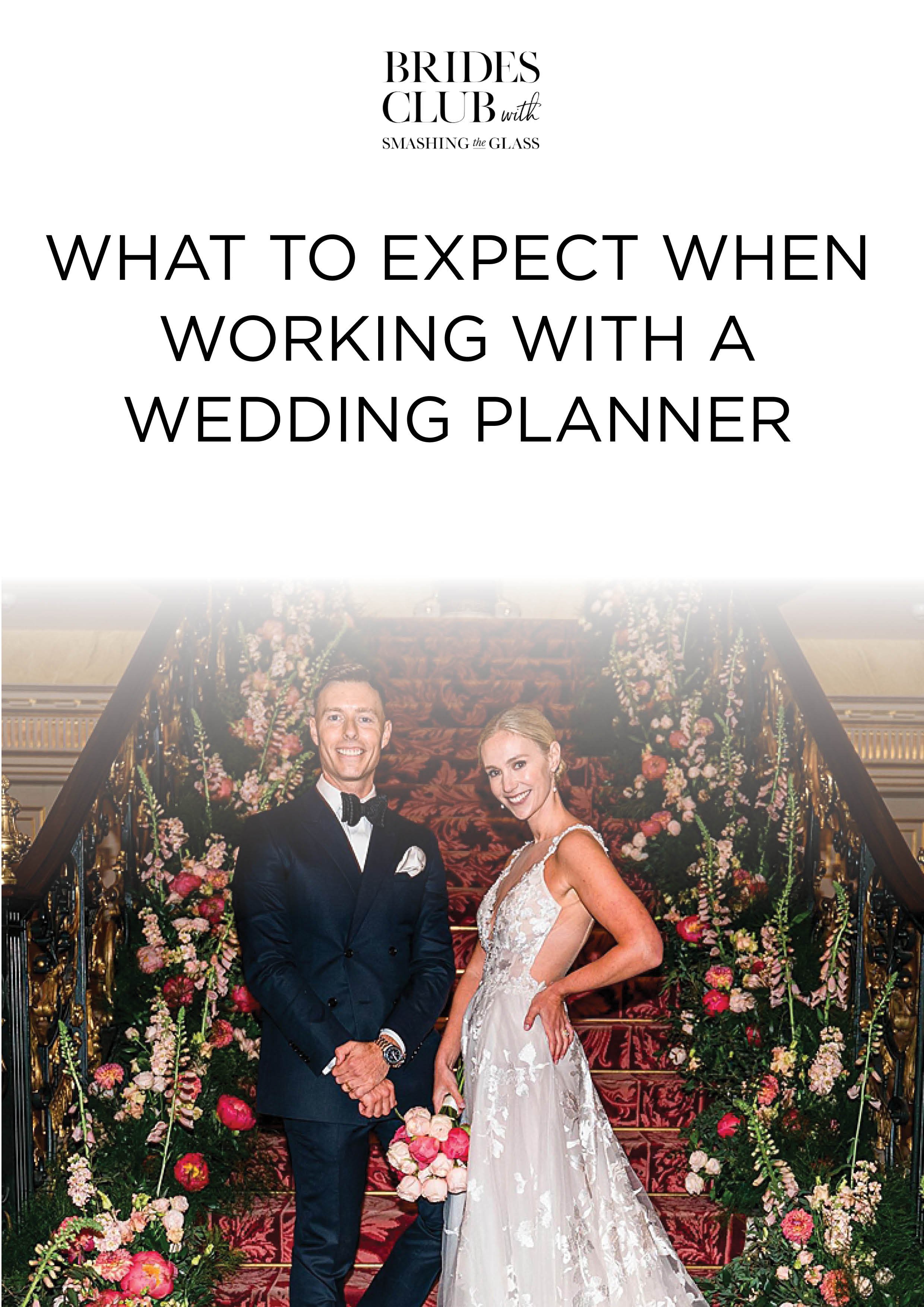 What to expect when working with a wedding planner