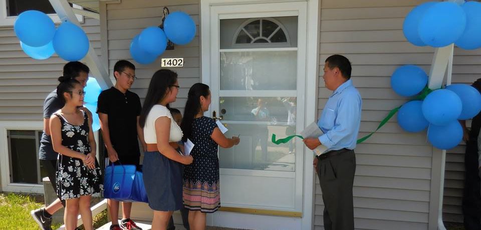 Home dedication celebration with HFH Lakeside.