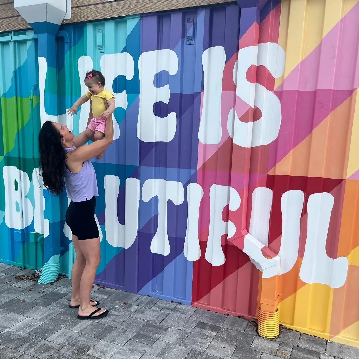 when two parents who love warm weather + travel create a little: 🌴☀️⛱️🛝🐠🌊