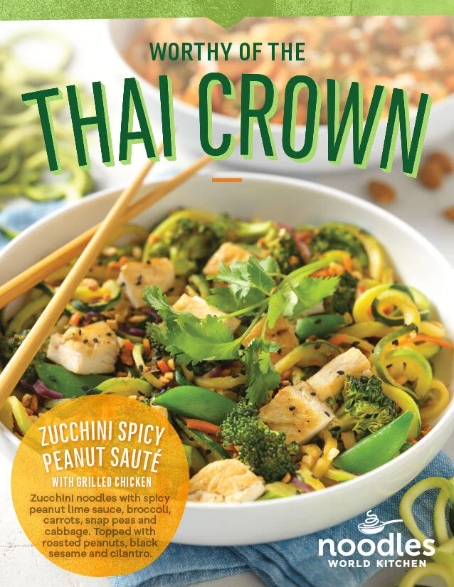 Zoodles LTO Bag Flyer  |  Noodles & Company