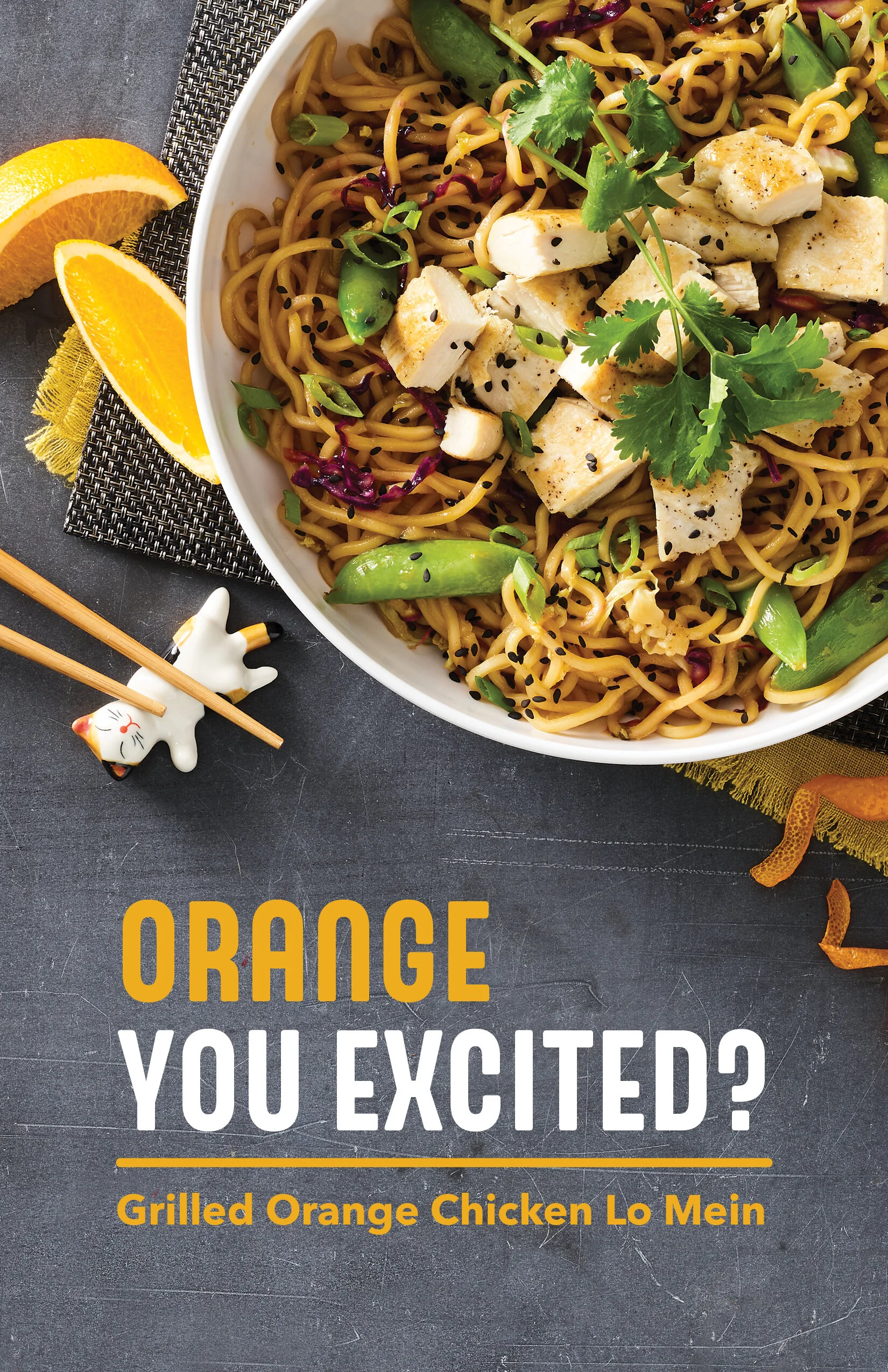 Orange Chicken LTO Entrance Poster  |  Noodles & Company