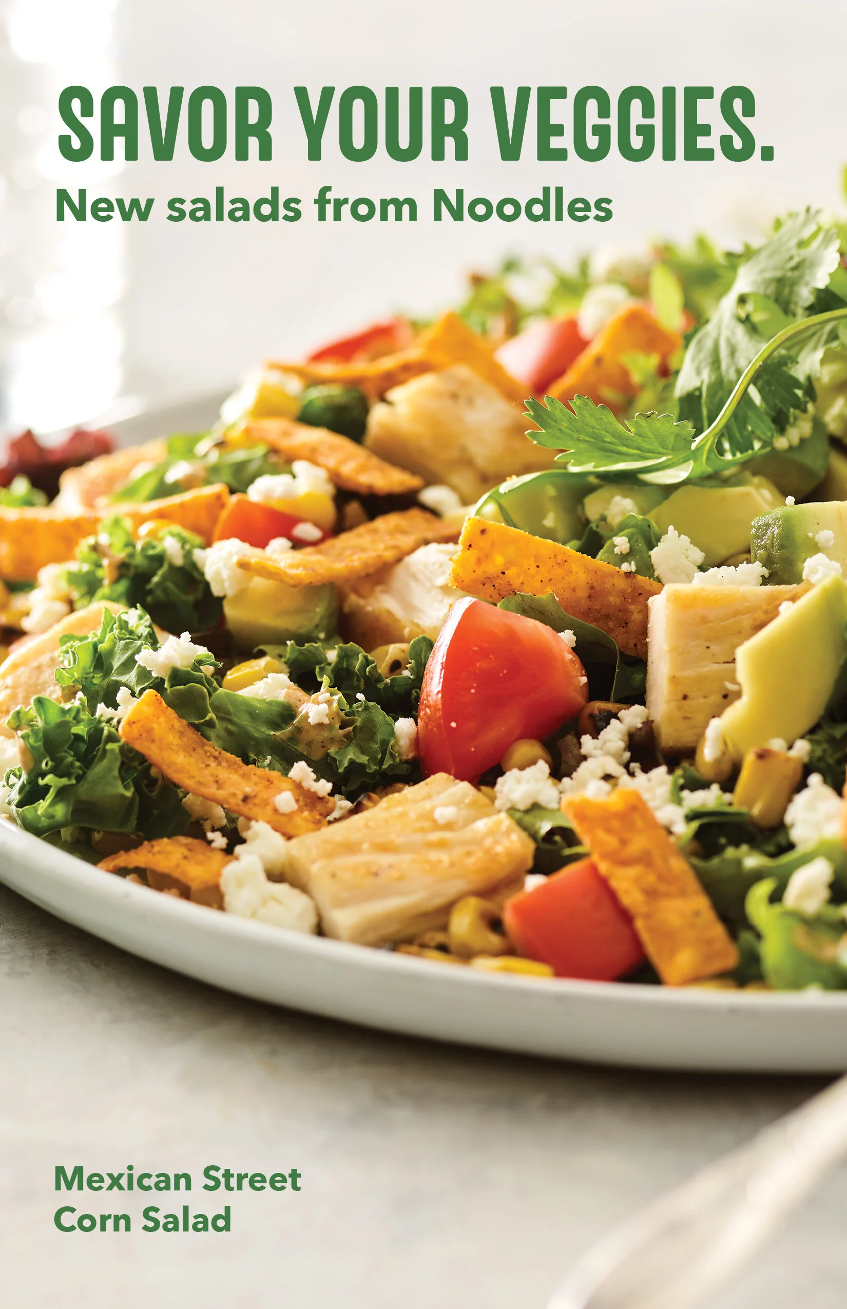 Salads Entrance Poster