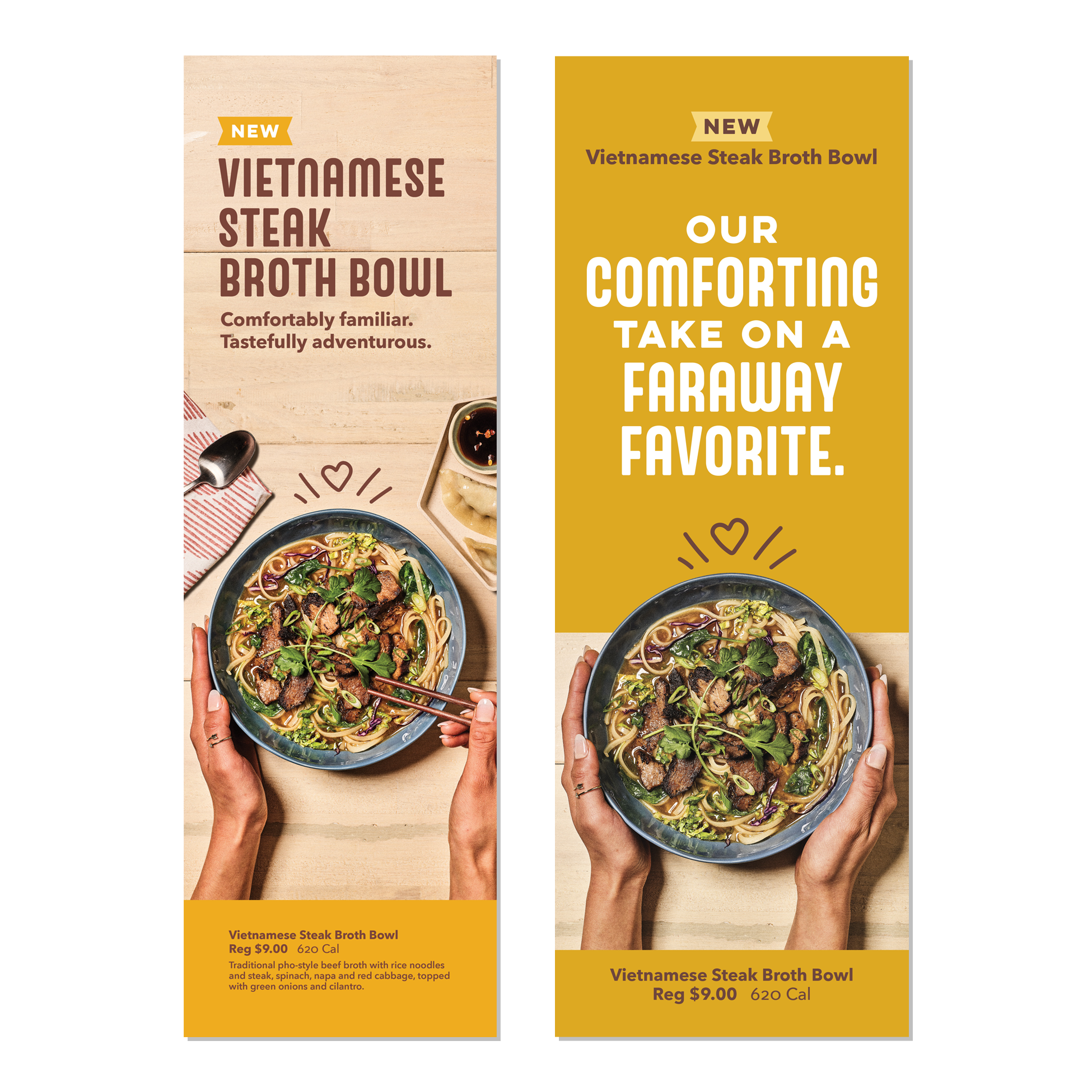 Asian Broth Menu Feature-Welcome Wall & Menu Panel