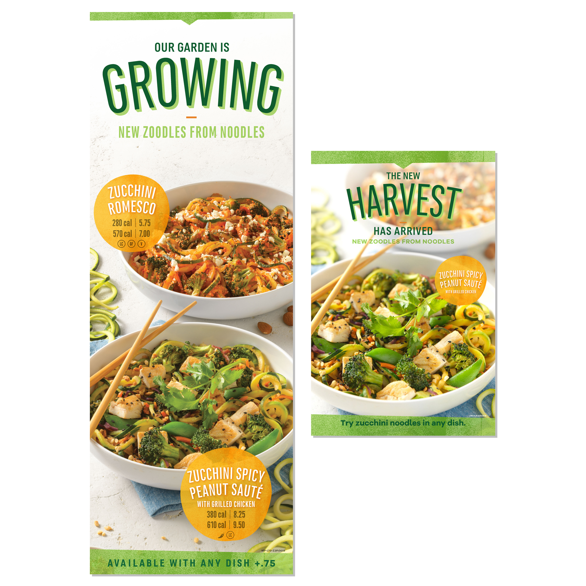 Zoodles In-Restaurant Merchandise