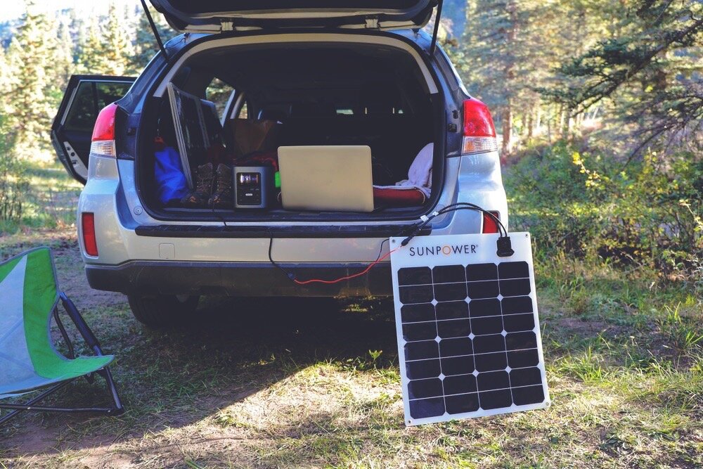 50w panel by camping subaru.JPG