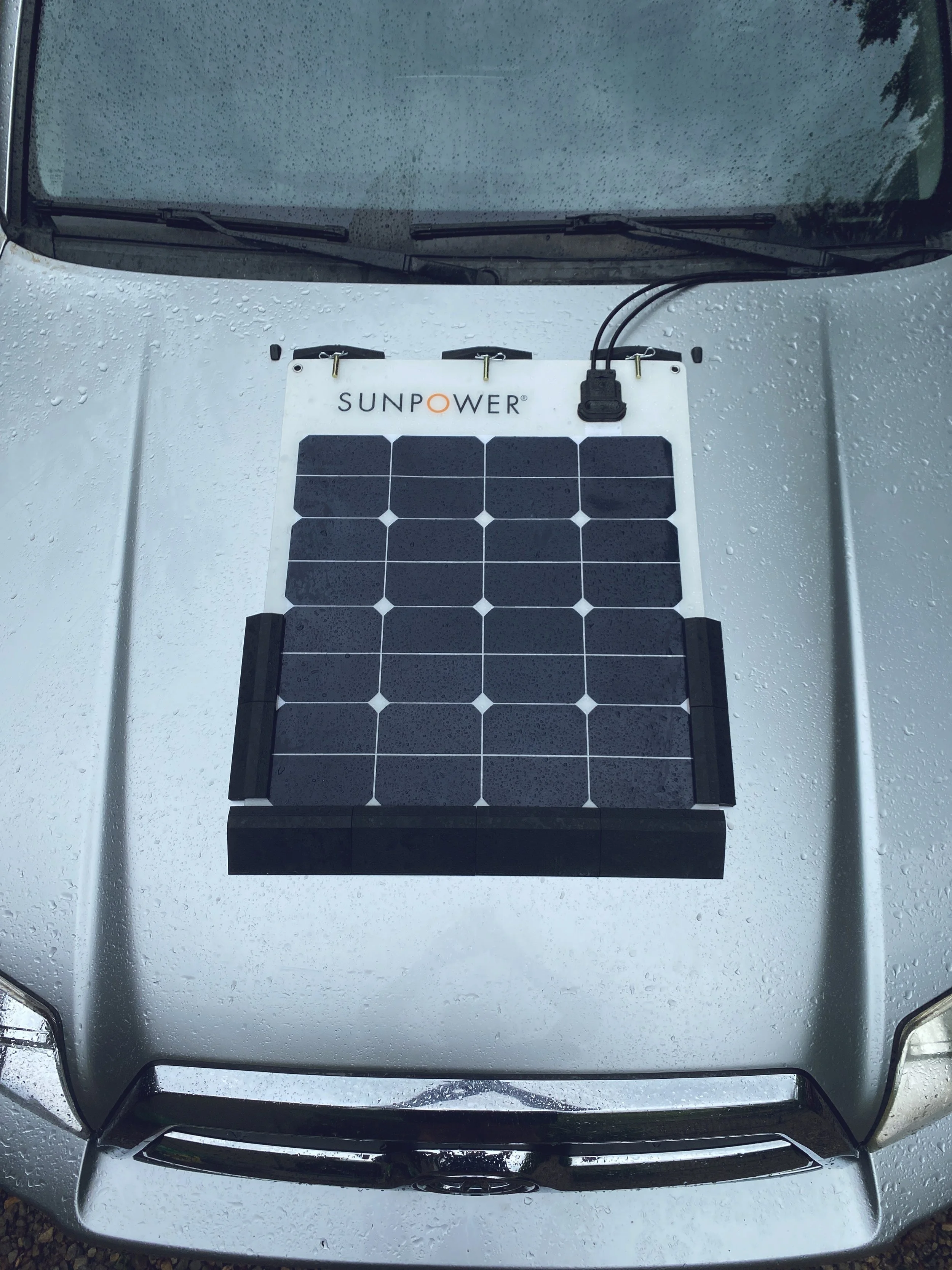 Flexible Solar Panel Mounts for Vehicle Hoods — phillips solar