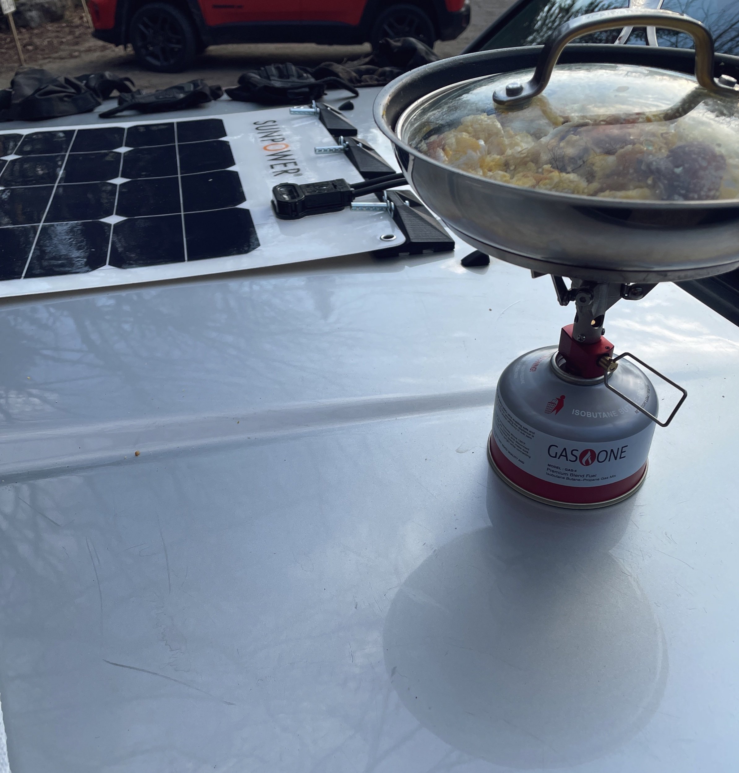 Cooking with solar power