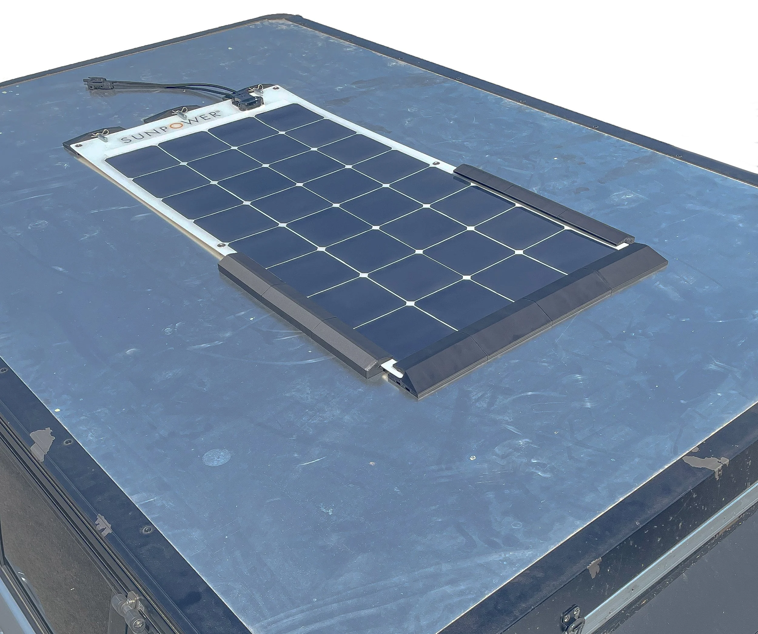 100 watt solar panel rooftop tent mount