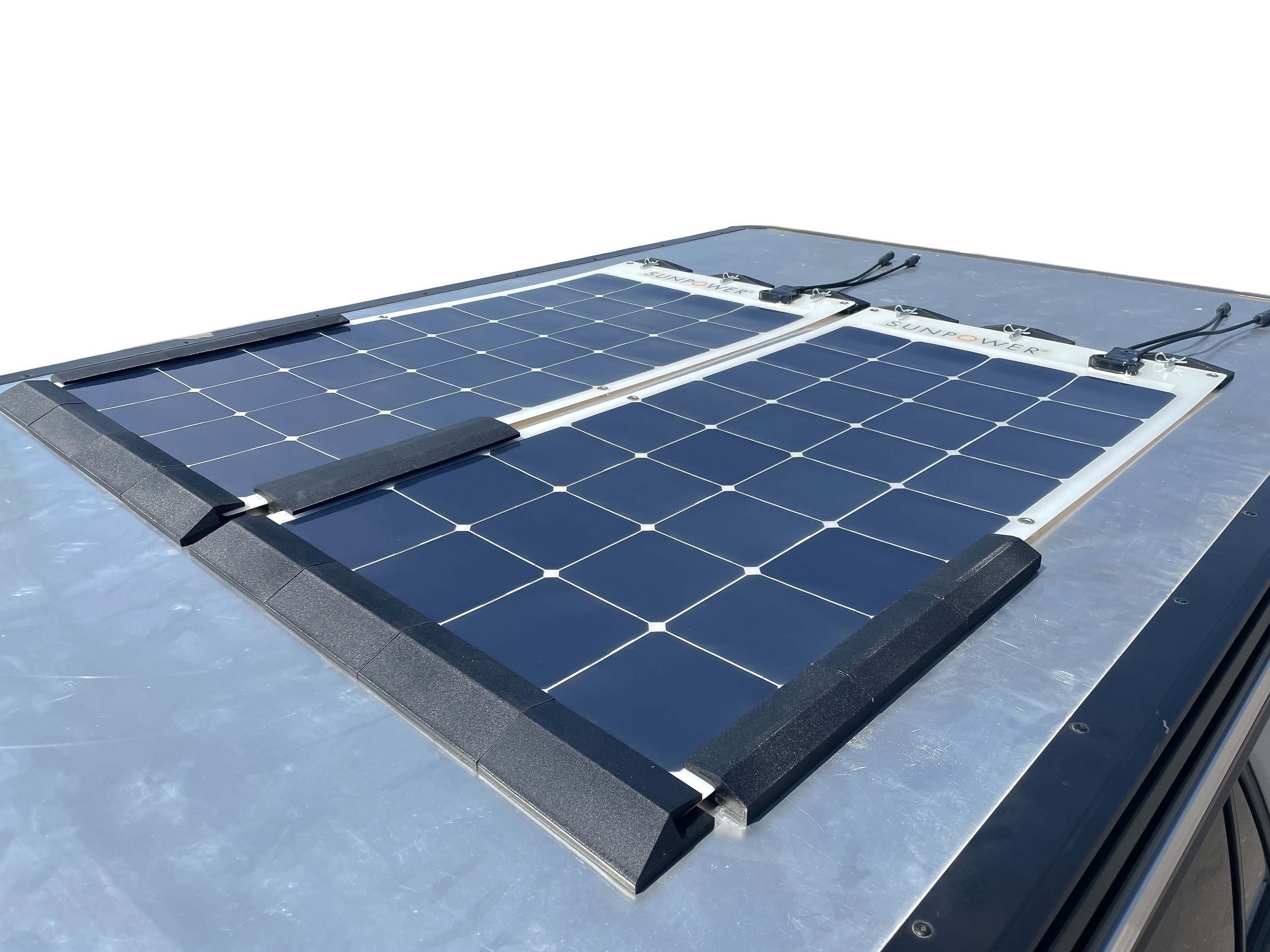 Parallel Flexible Solar Panel Mounts